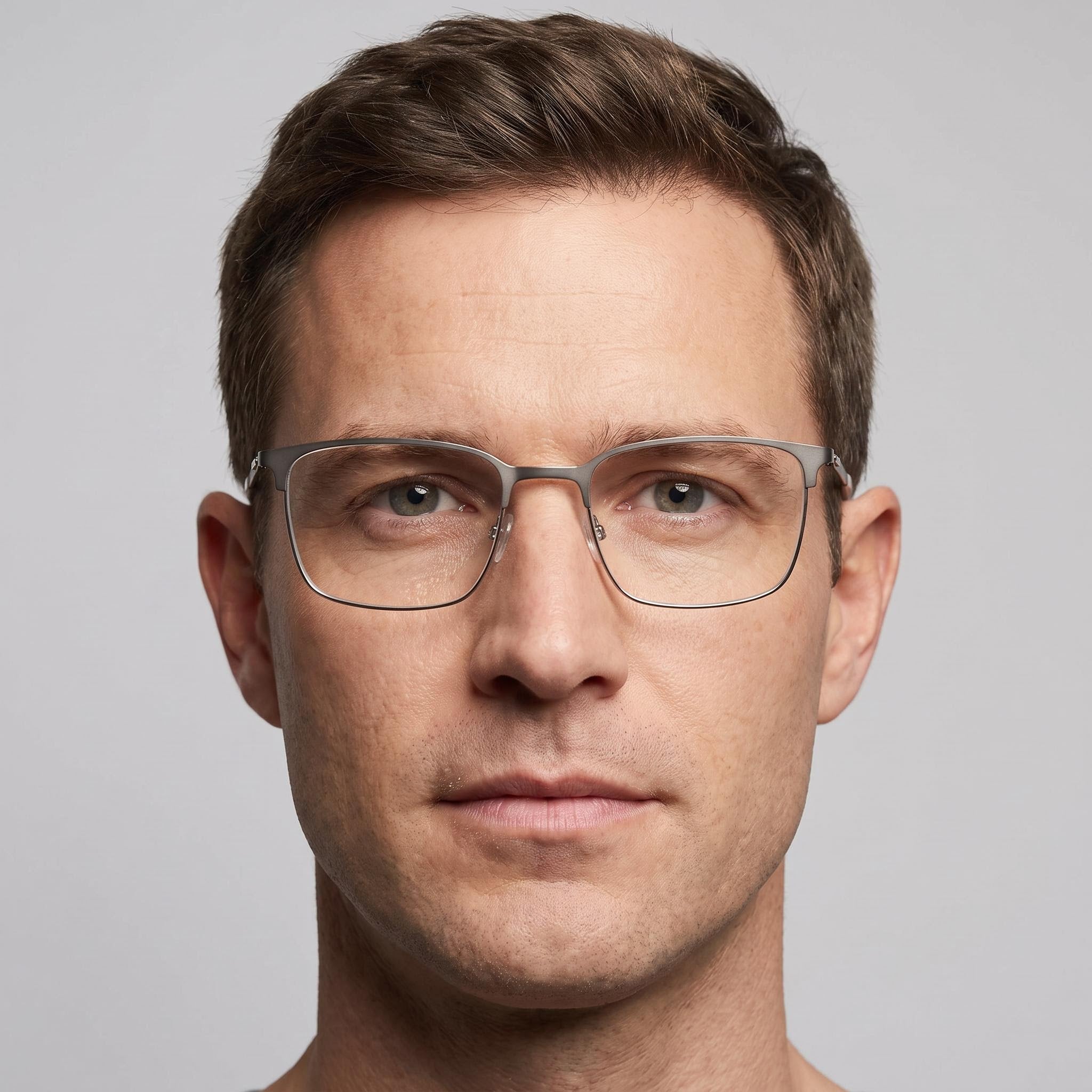 Gafas Flexon E1140 de acetato unisex con lentes de policarbonato, color gris plomo mate, 54 mm, Photo 4