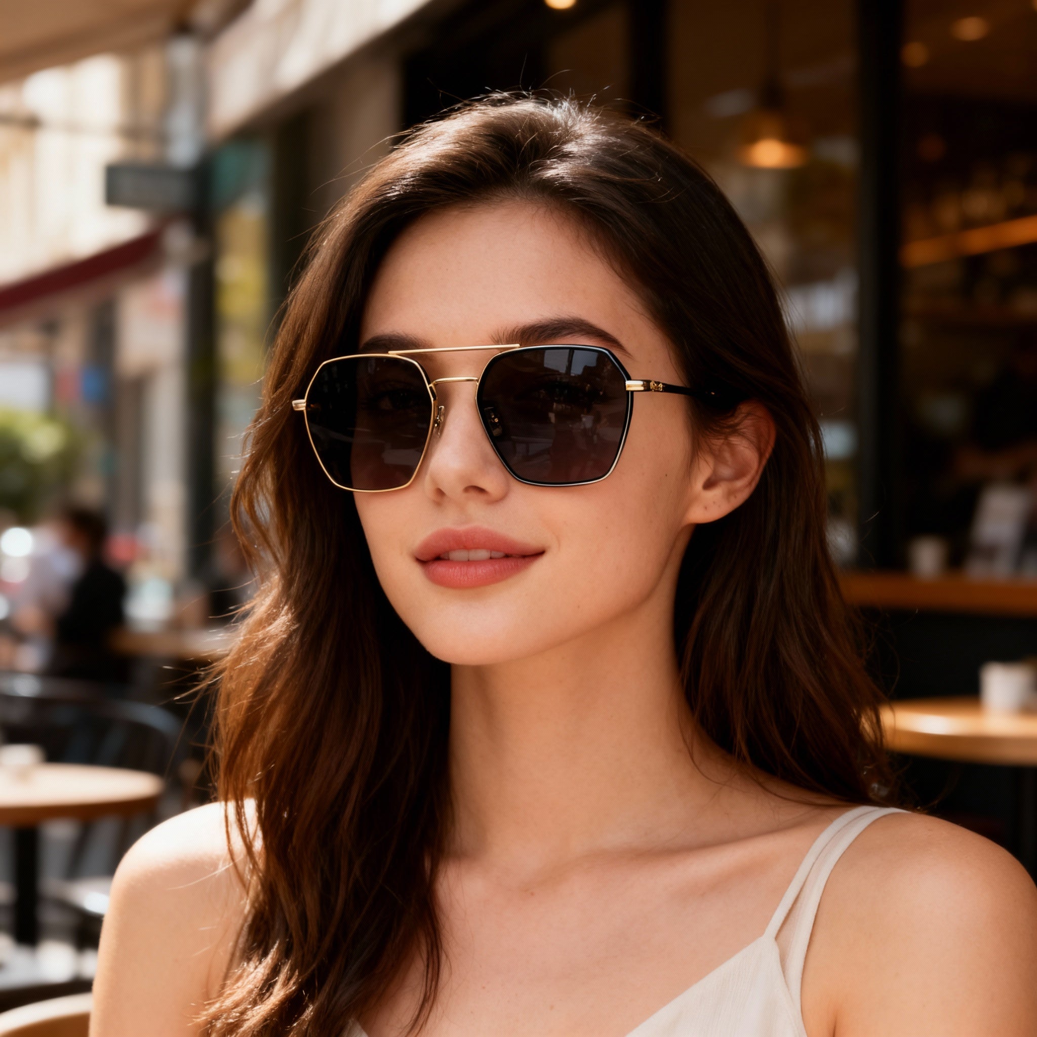 Hugo Boss BOSS 1533/S Minimalist Women's Stainless Steel Non-Polarized Sunglasses Rose Gold 54-18-140mm, Photo 6