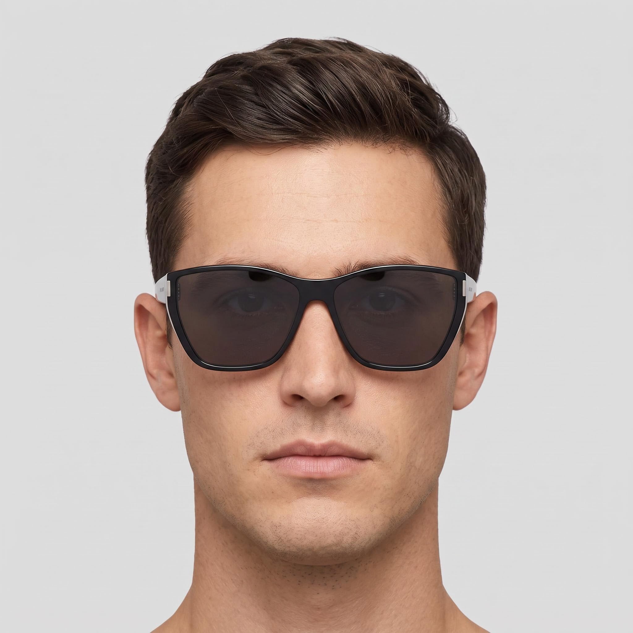 Saint Laurent Sl 758-001 Unisex Black Acetate Frame Non-Polarized Polycarbonate Lenses Eyewear 63mm Lens Width, Photo 5