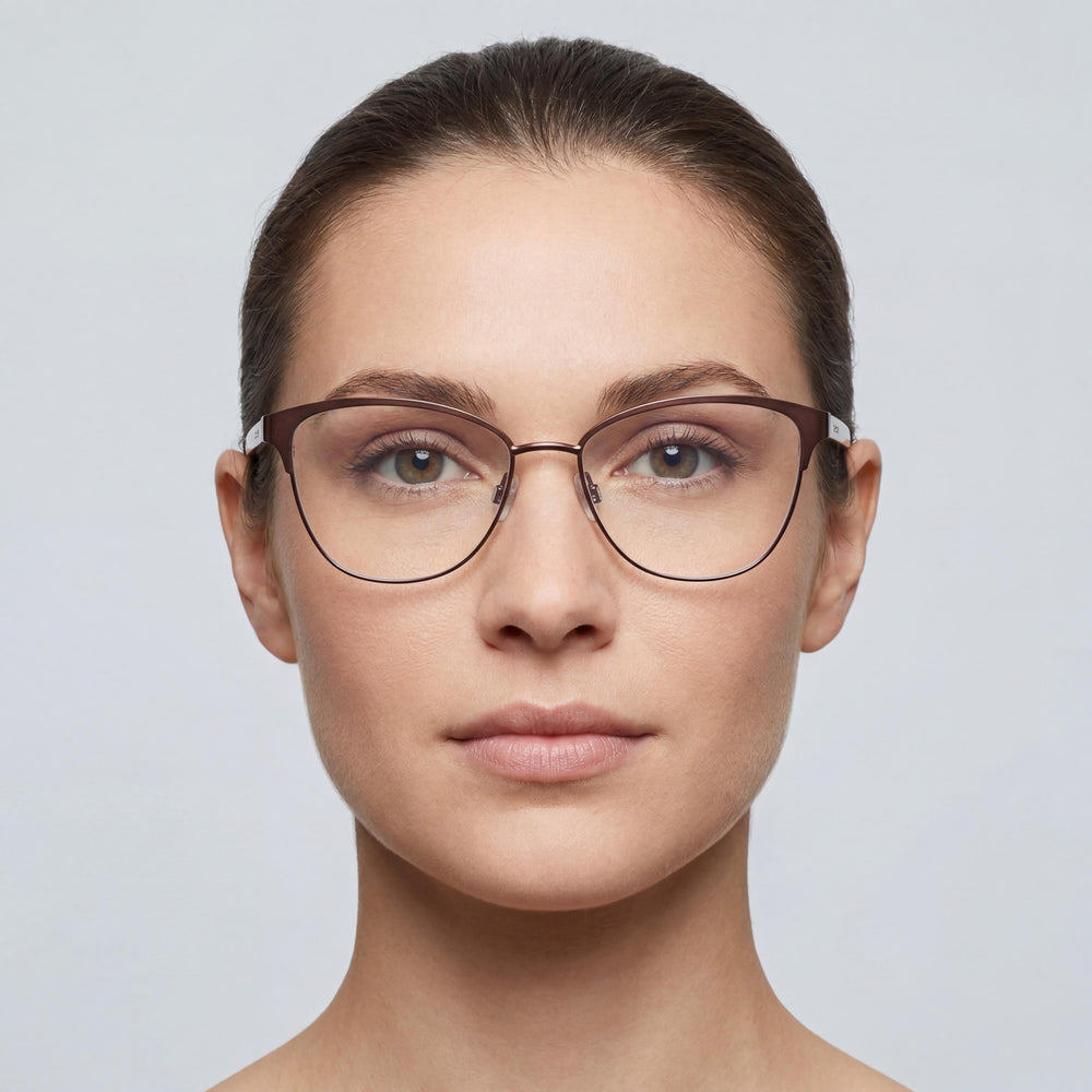 bebe Bb5202 Women's Topaz Metal Frame Eyewear with Clear Polycarbonate Lenses, Size 53-16-140
