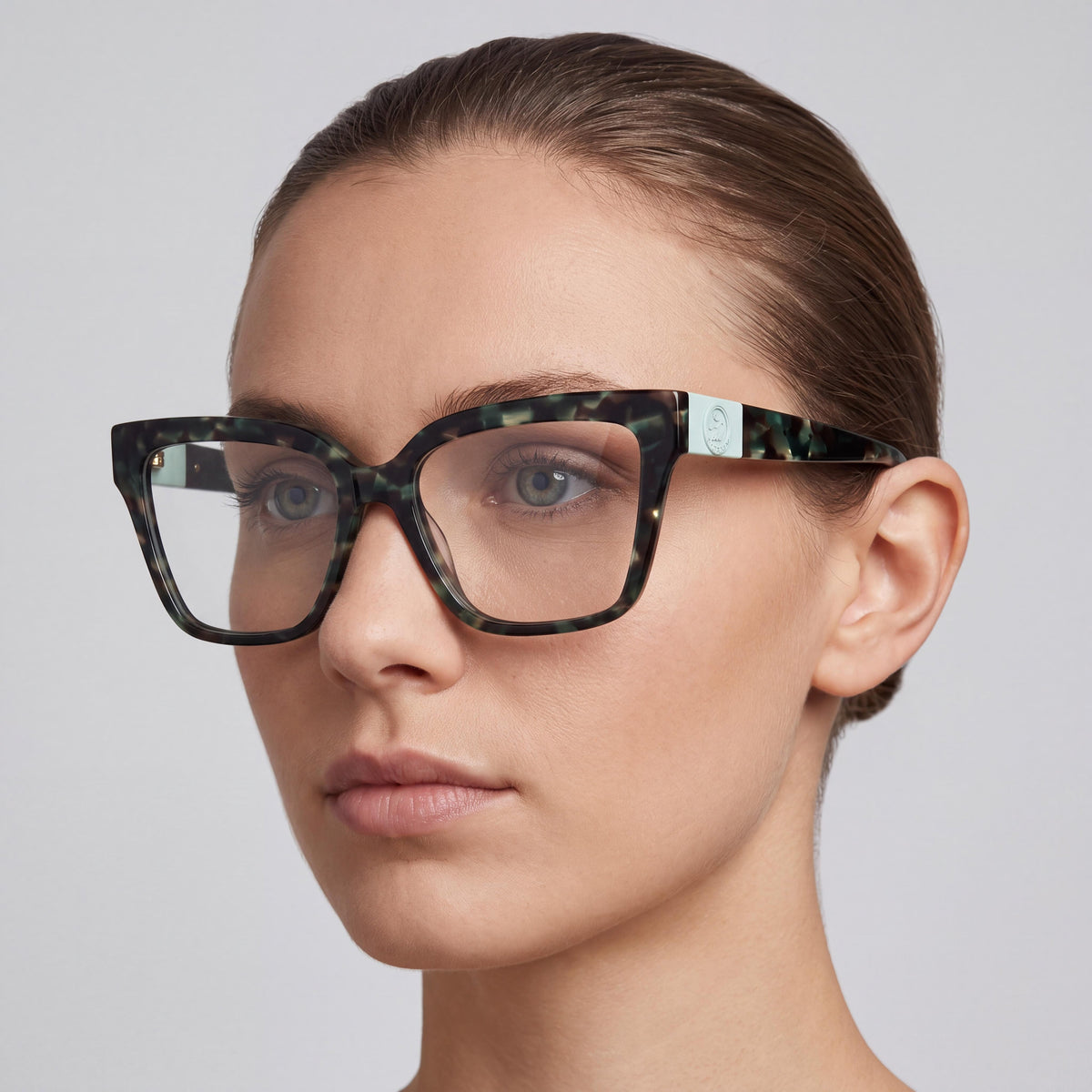 Longchamp Casual Women's Acetate Textured Green Eyeglasses 53mm, Photo 5