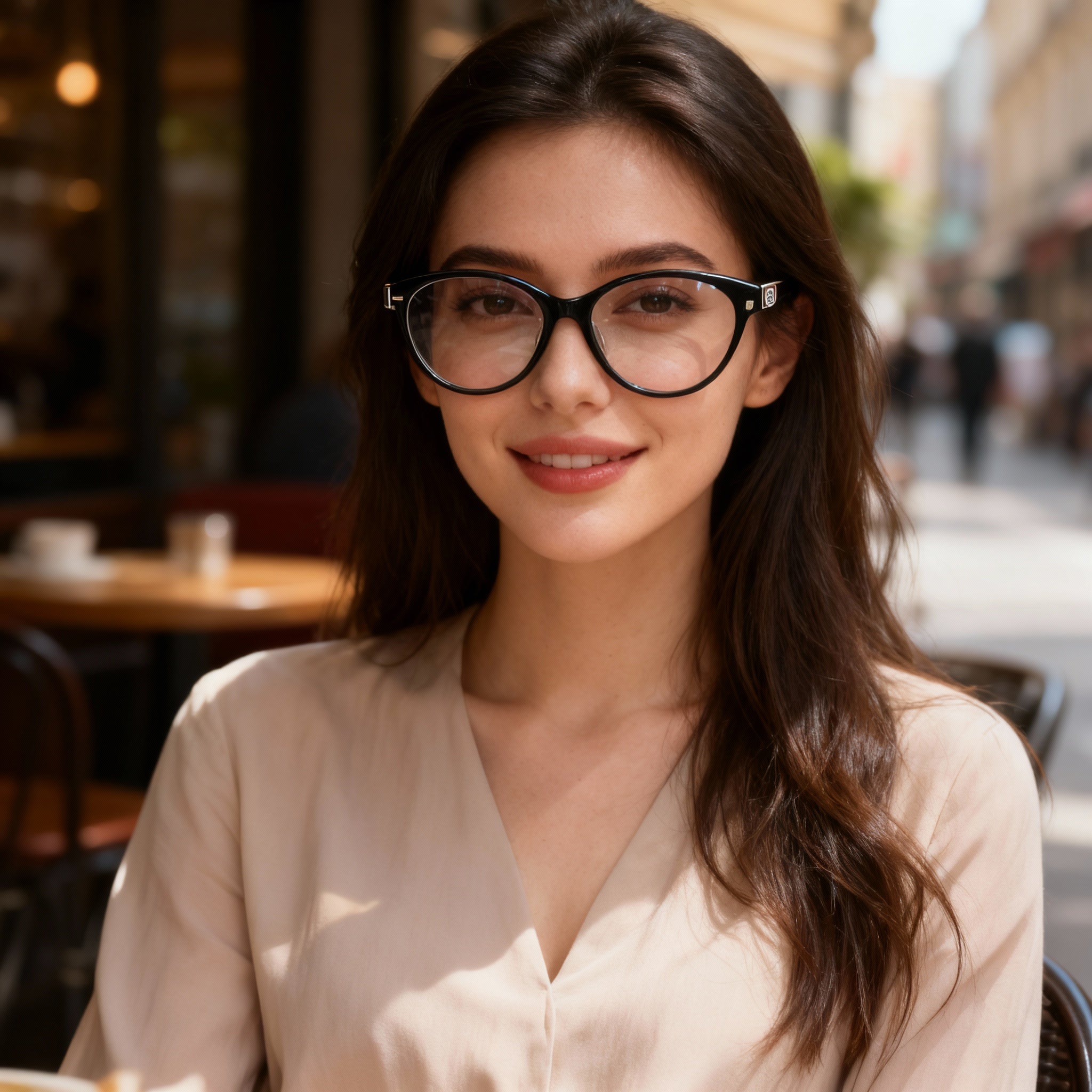 Harley-Davidson HD0570 Unisex Shiny Black Plastic Eyeglasses with Polarized Clear Lenses, 53-15-145mm, Photo 4