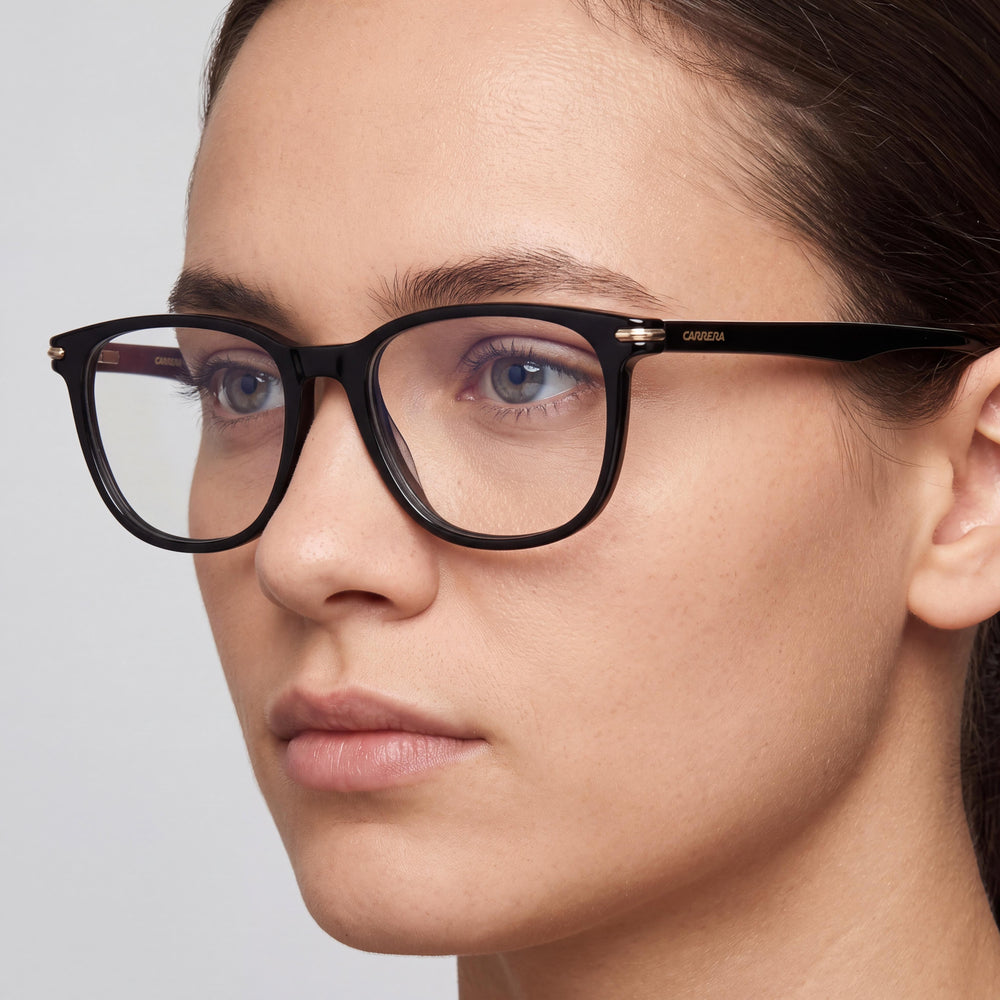 Montura de Gafas Carrera Carrera 308 Unisex de Plástico con Rayas Negras con Lentes No Polarizadas 53mm
