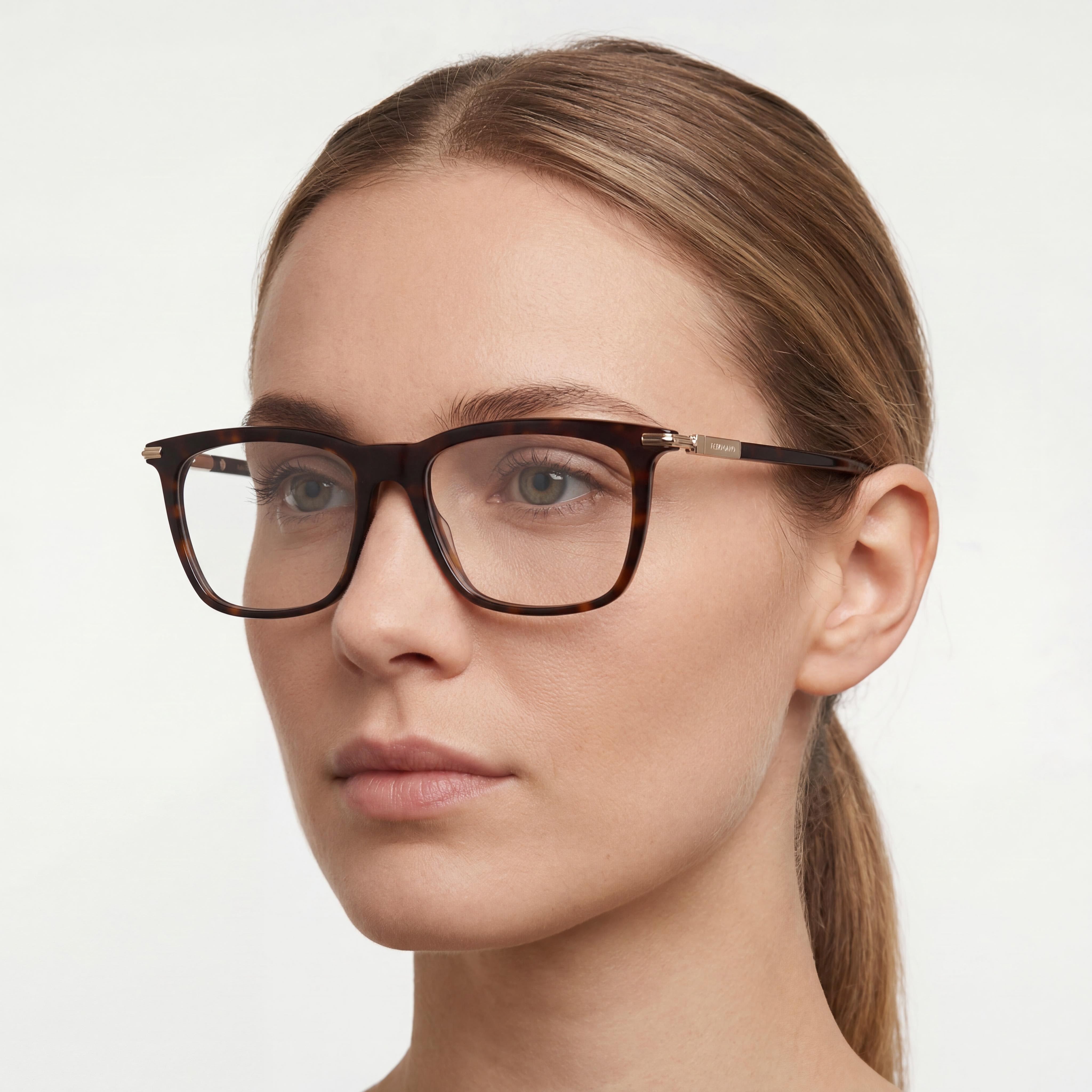 Ferragamo Sf3007 Women's Dark Tortoise Acetate Eyeglasses 56mm, Photo 4