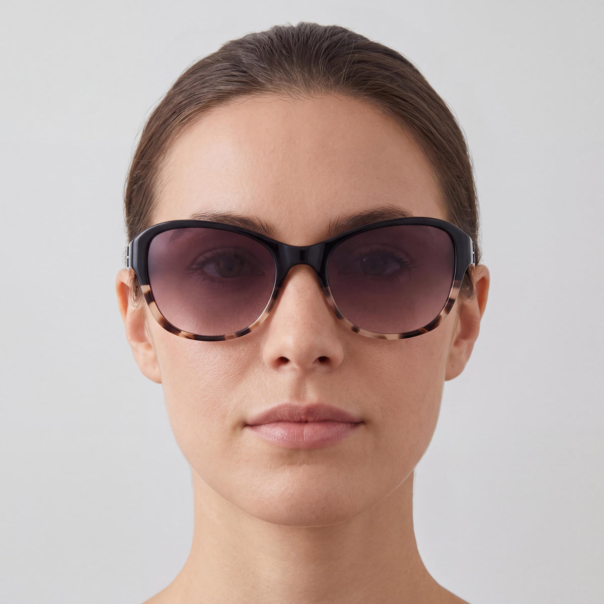 Gafas de sol kate spade new york Golda/G/S para mujer de ECO ACETATO en color negro sombreado, habano y rosa de doble tono, 56 mm, Photo 5