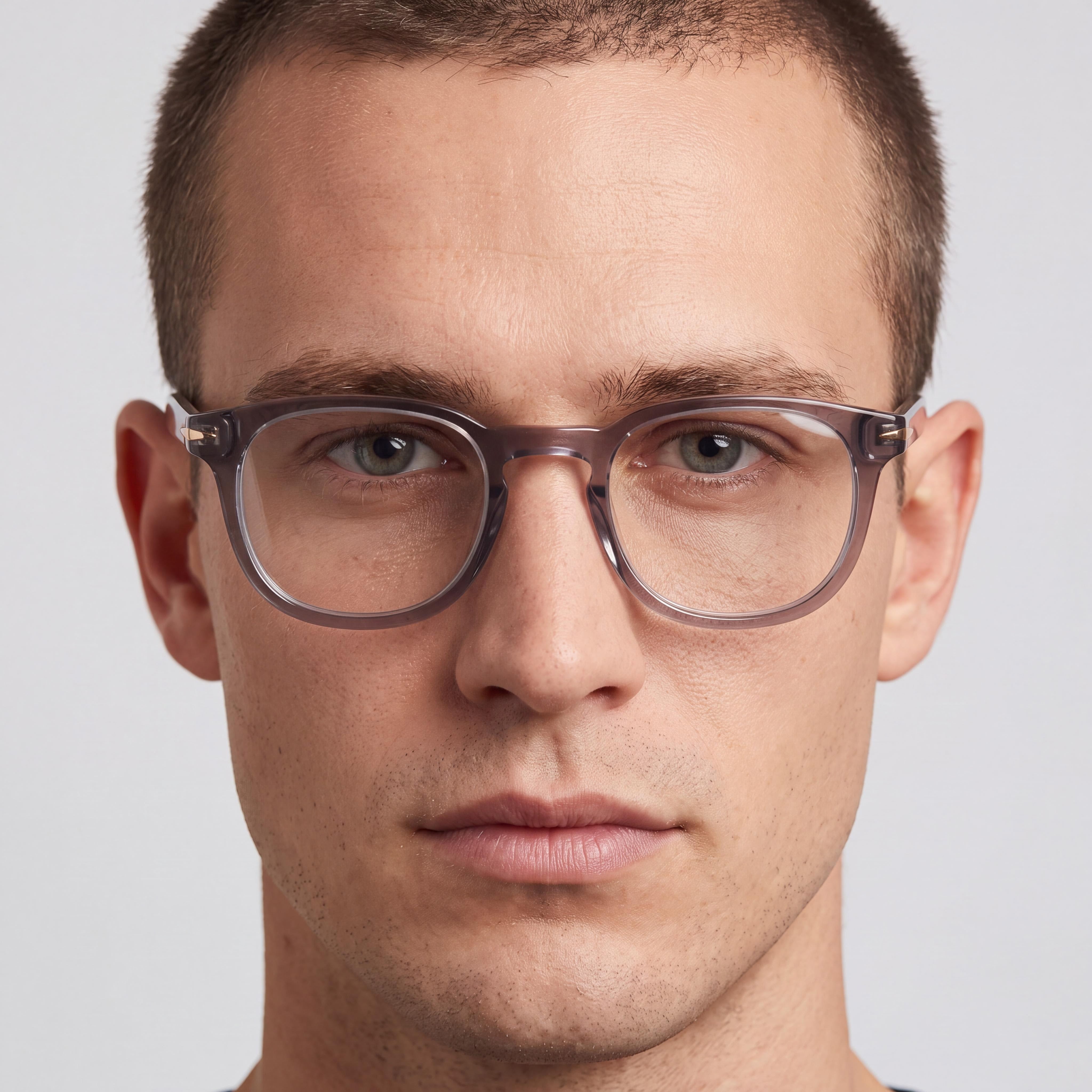 David Beckham Db 1072 Men's Grey Plastic Optical Eyeglasses Frame with 50mm Lens, 22mm Bridge, 145mm Temple, Photo 4