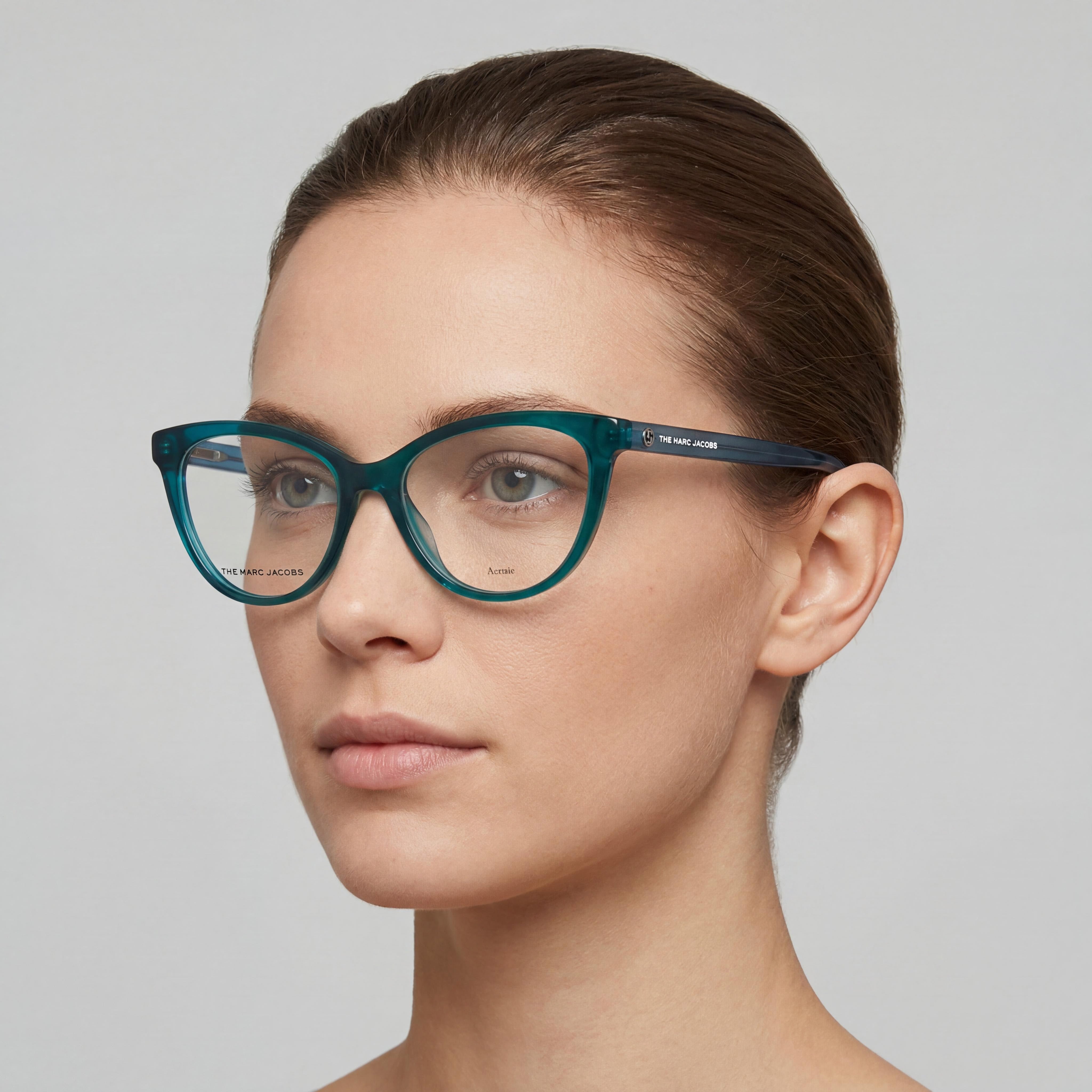 Marc Jacobs MARC 560 Gafas de Mujer Cat Eye Verde Azulado, 54mm, Photo 4