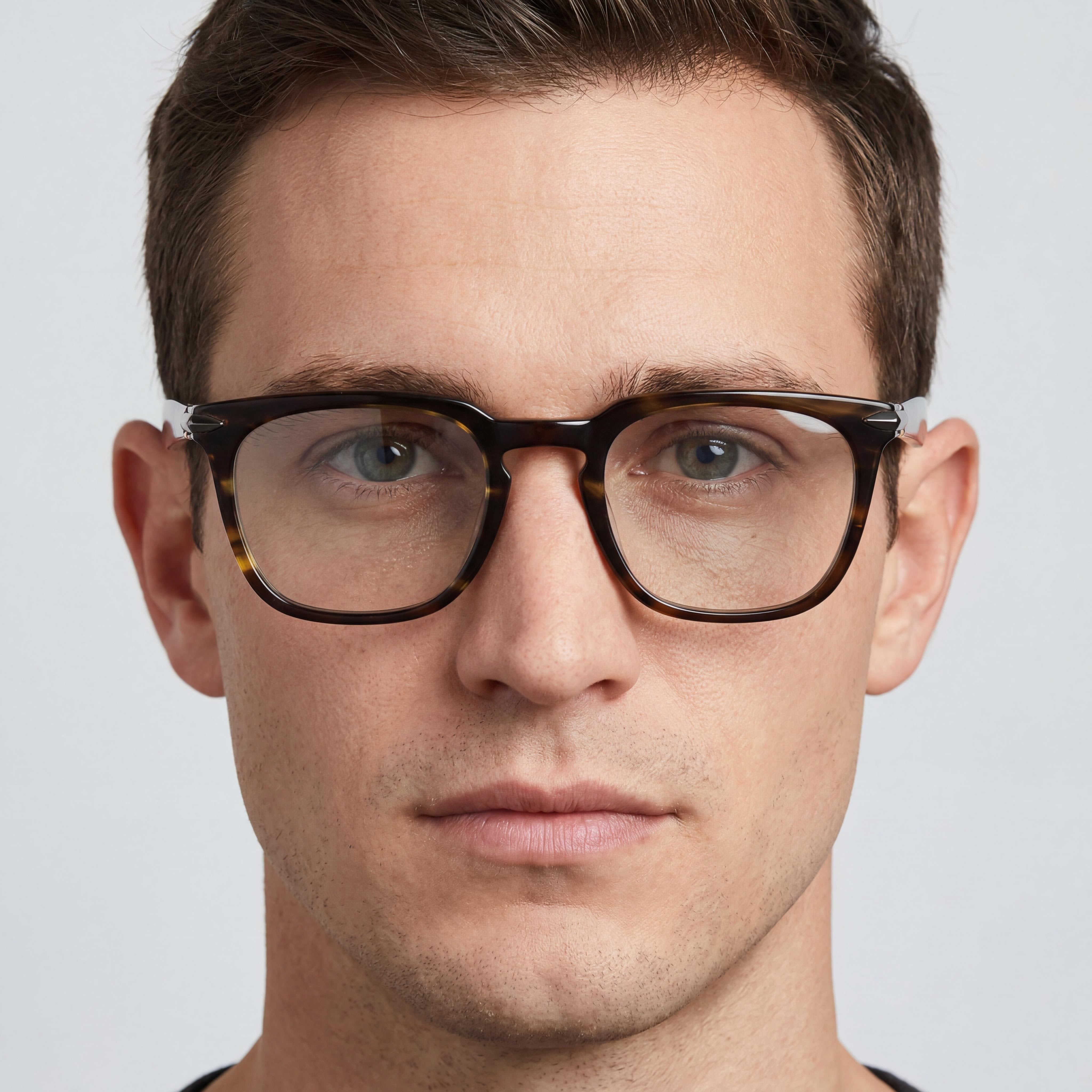 Rag & Bone Rnb 7008 Unisex Olive Green Frame Optical Eyewear with Olive Polycarbonate Lenses 49mm, Photo 5