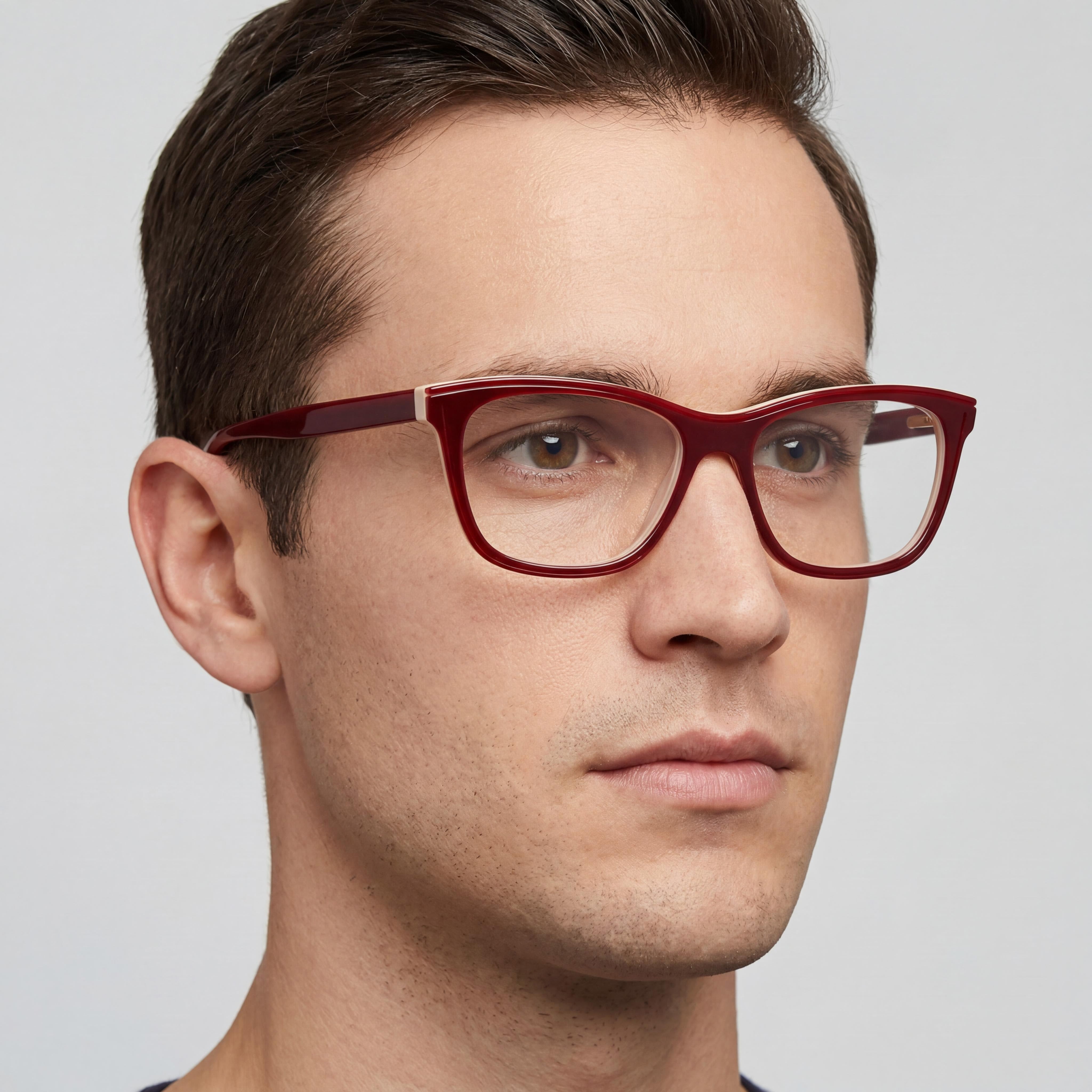 Carolina Herrera Her 0172 Acetato multicolor para hombre Lentes BUR CHERWHTE 53mm, Photo 4