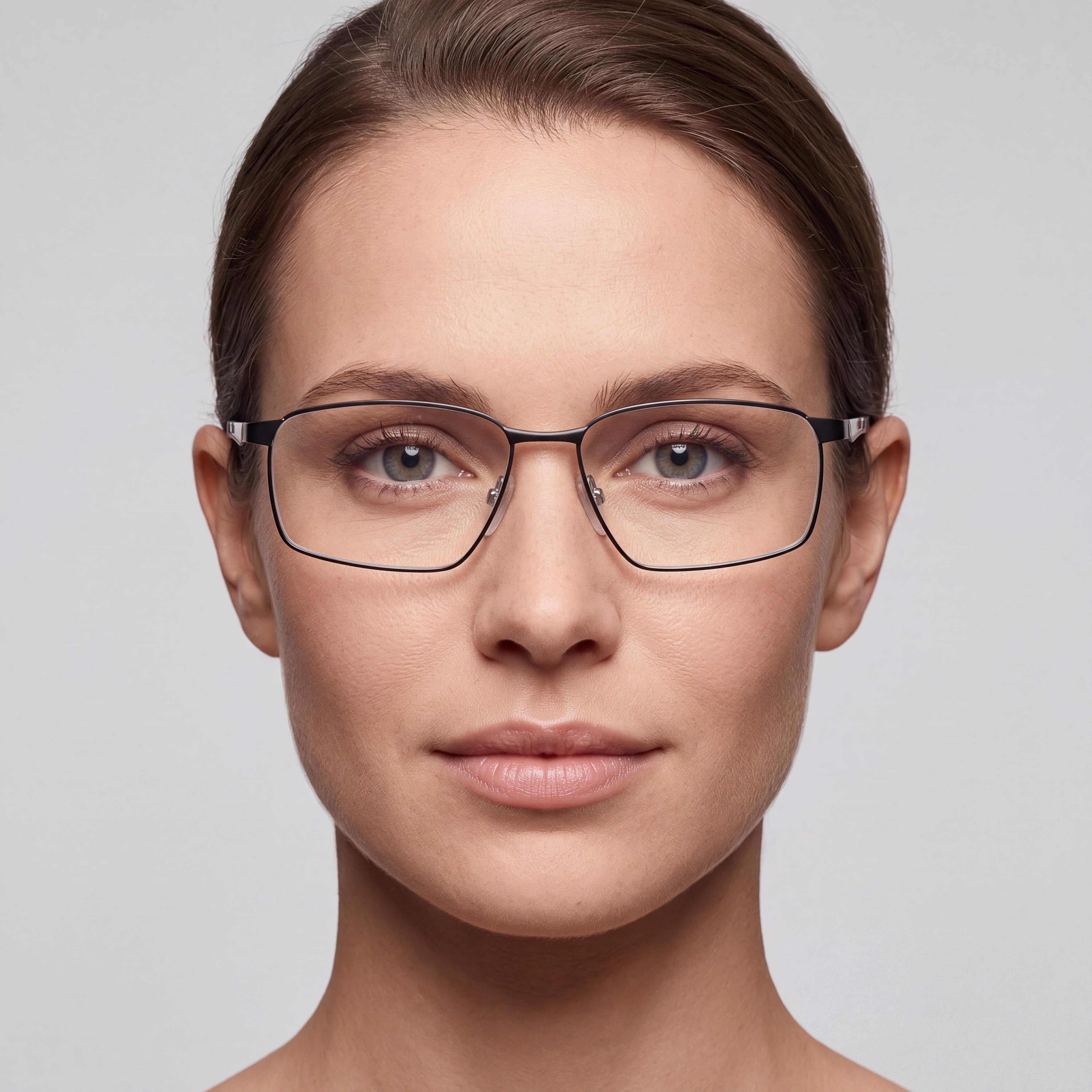 adidas Sp5095 Women's Metal Frame Eyeglasses Matte Black 56mm, Photo 4