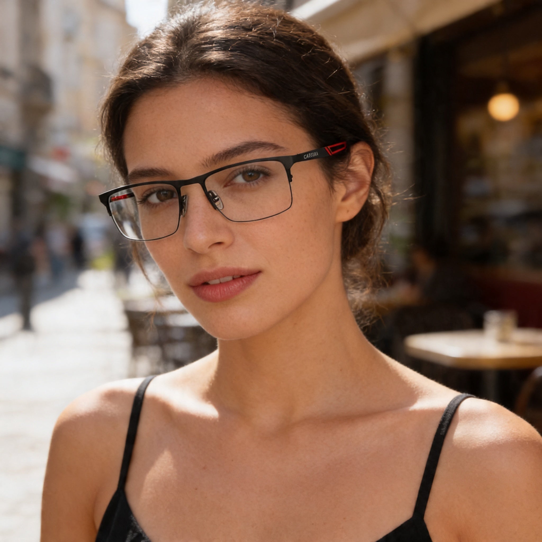 Gafas Carrera 8832 Unisex con Montura de Titanio Negro Mate, con Ancho de Lente de 55 mm, Puente de 19 mm, Patillas de 140 mm, Photo 6