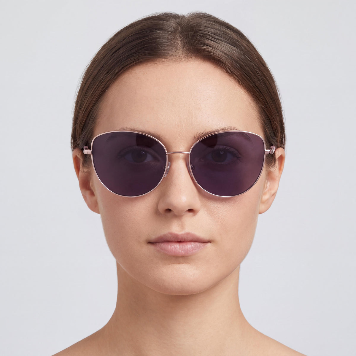 Gafas Anne Klein Clásicas para Mujer, Armazón de Acetato Oro Rosado, Protección UV No Polarizada, Resistente a Rayones, Antirreflejo, Multicolor 58mm, Photo 4