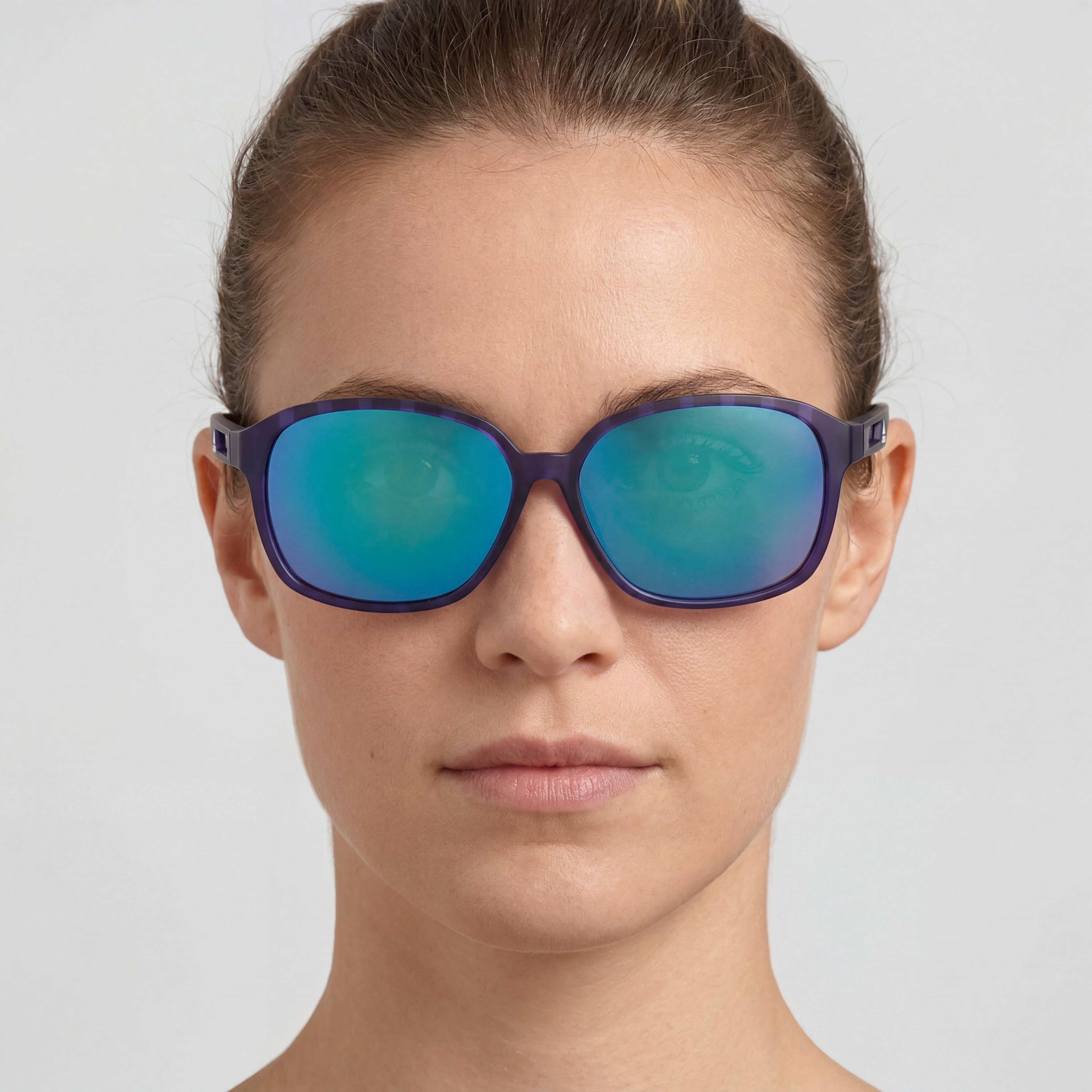 Gafas de sol adidas Contemporary para mujer, de plástico violeta mate, 62 mm, polarizadas, grises, 100 % UV, Photo 3