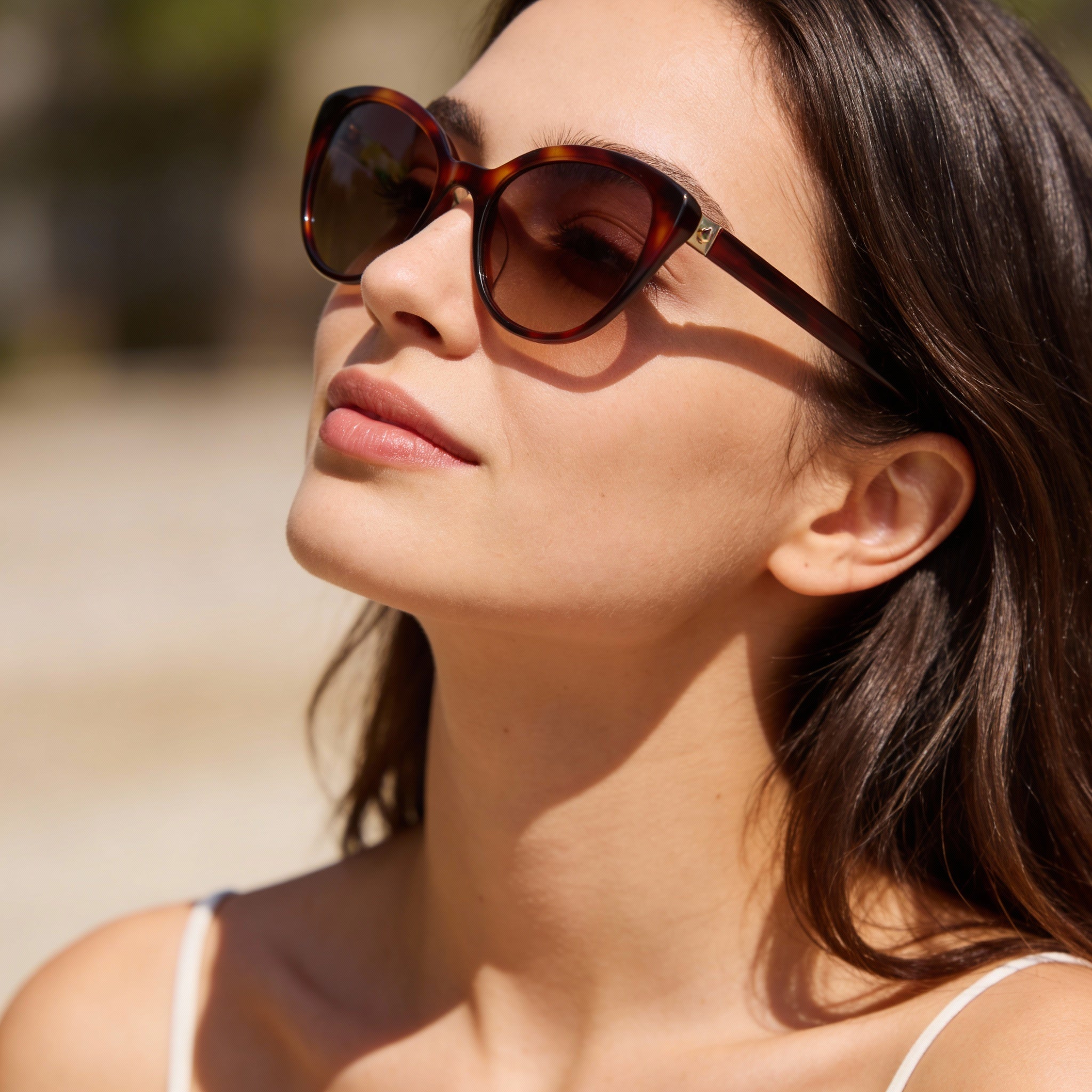 Kate Spade New York Casual Women's Havana Pattern Beige Brown Acetate Frame UV Protected Sunglasses 55mm, Photo 5