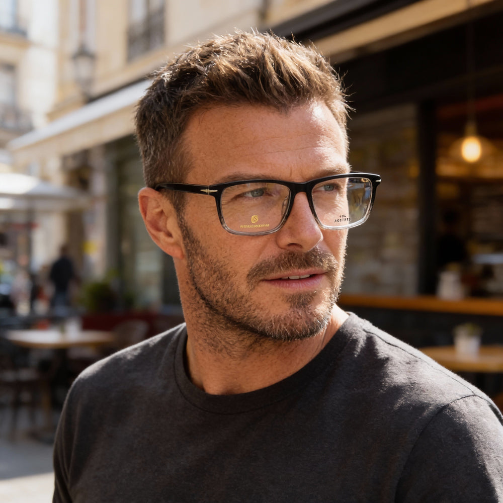 Gafas de sol David Beckham Db 1019 para hombre, de acetato y cuerno negro, 57 mm