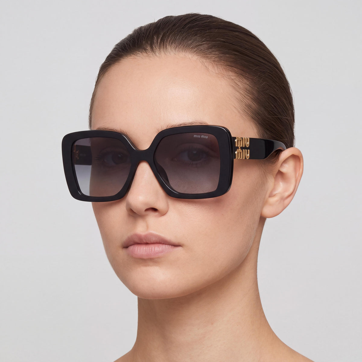 Miu Miu MU10YS Women's Multicoloured Acetate Grey Gradient UV Protected Sunglasses 56mm, Photo 4