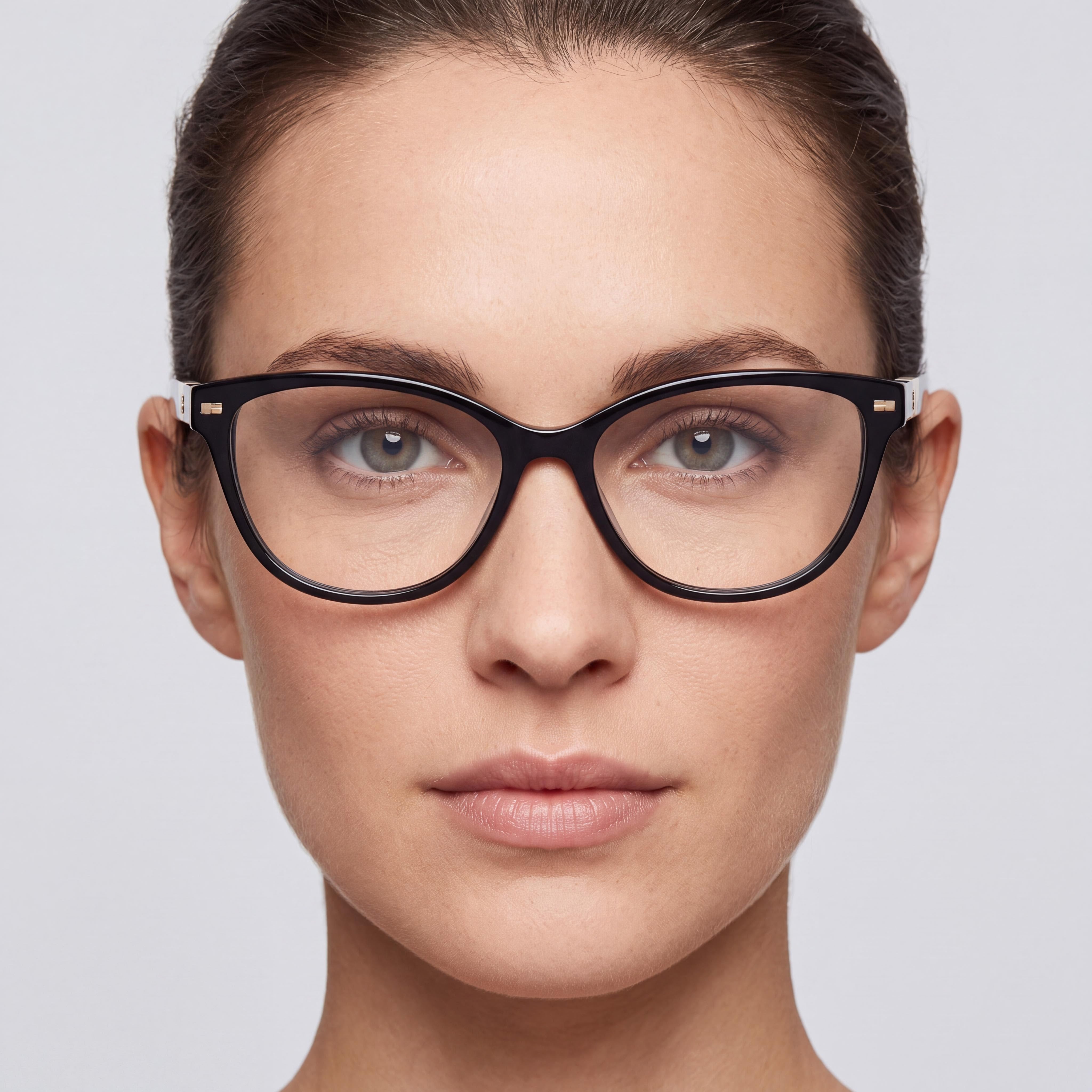 CAROLINA HERRERA Casual Women's Black Nude Acetate Frame Non-Polarized Sunglasses 54mm Lens, 15mm Bridge, 145mm Temple, Photo 4