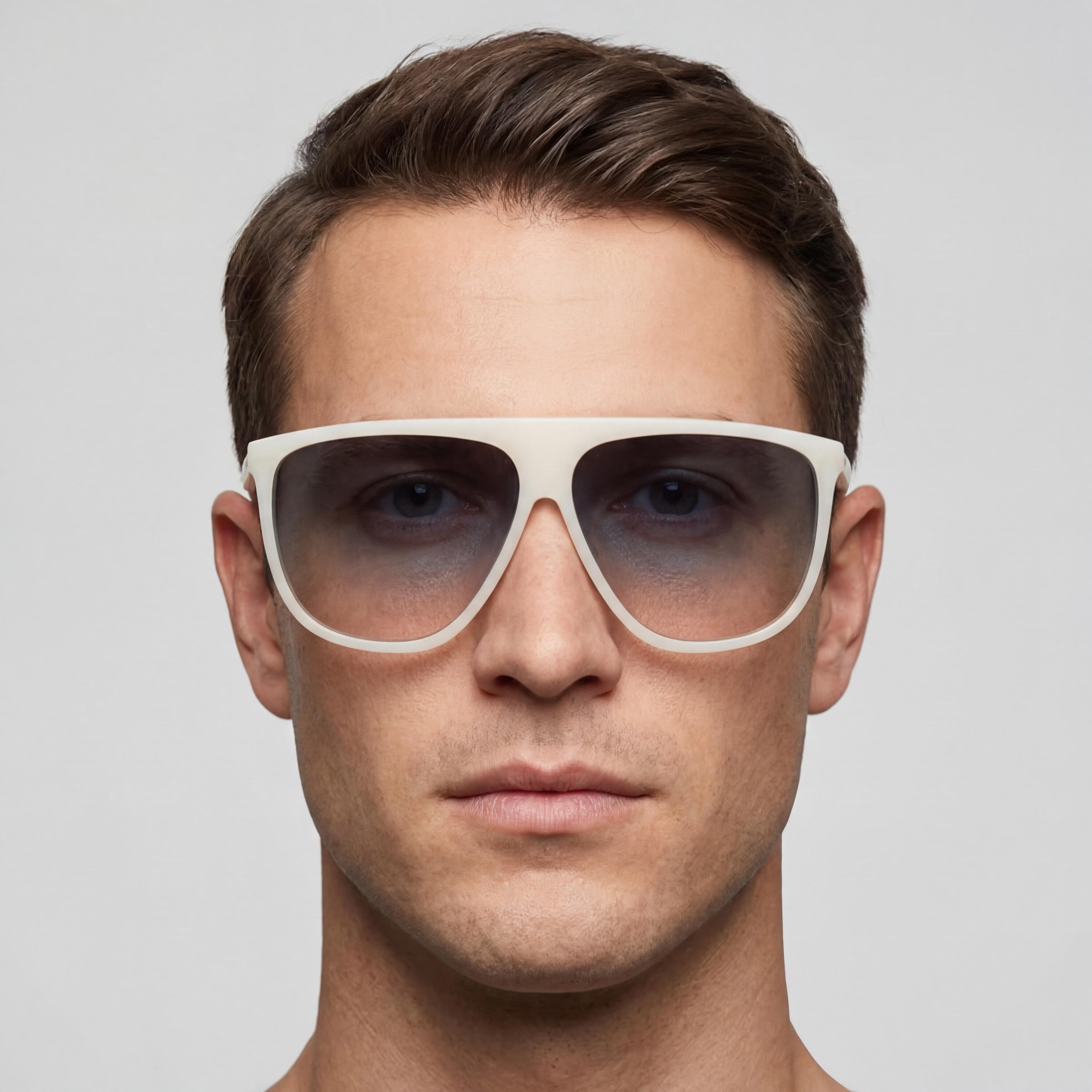 Isabel Marant Sports Unisex Multi-Coloured Acetate Frame Blue Shaded Plastic Lens UV Protected Sunglasses, Photo 4