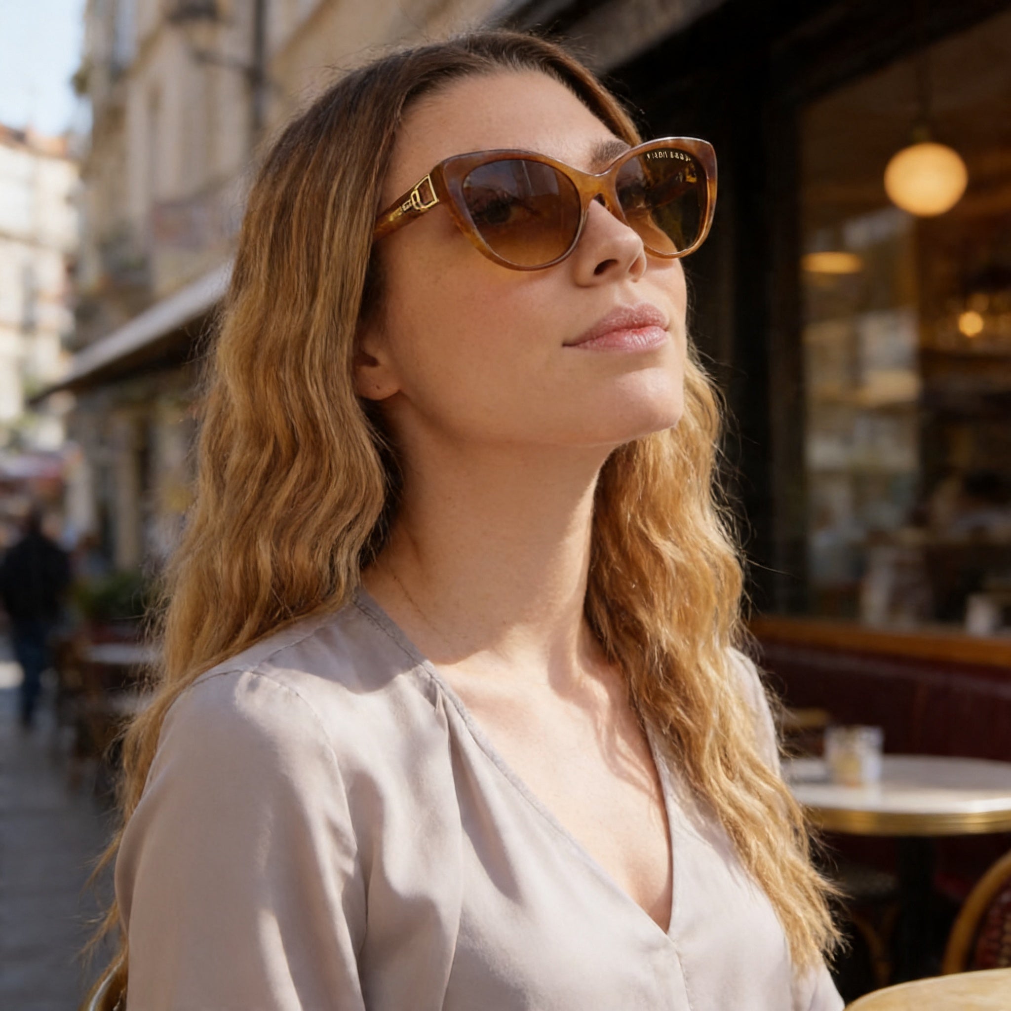 Ralph Lauren Classic Women's Sunglasses with Multicoloured Composite Frame and Multi-coloured Glass Lenses, Photo 5