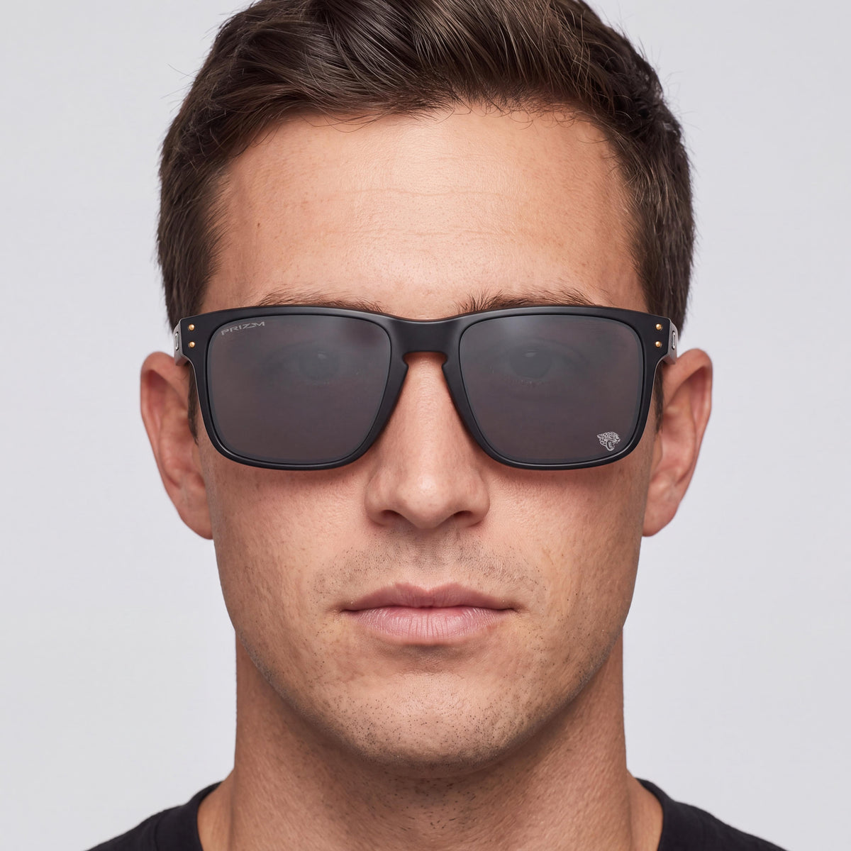Oakley Holbrook Men's Square Matte Black Prizm Black Frame, Prizm Black Iridium Non-Polarized UV Protection Sunglasses 57mm, Photo 3