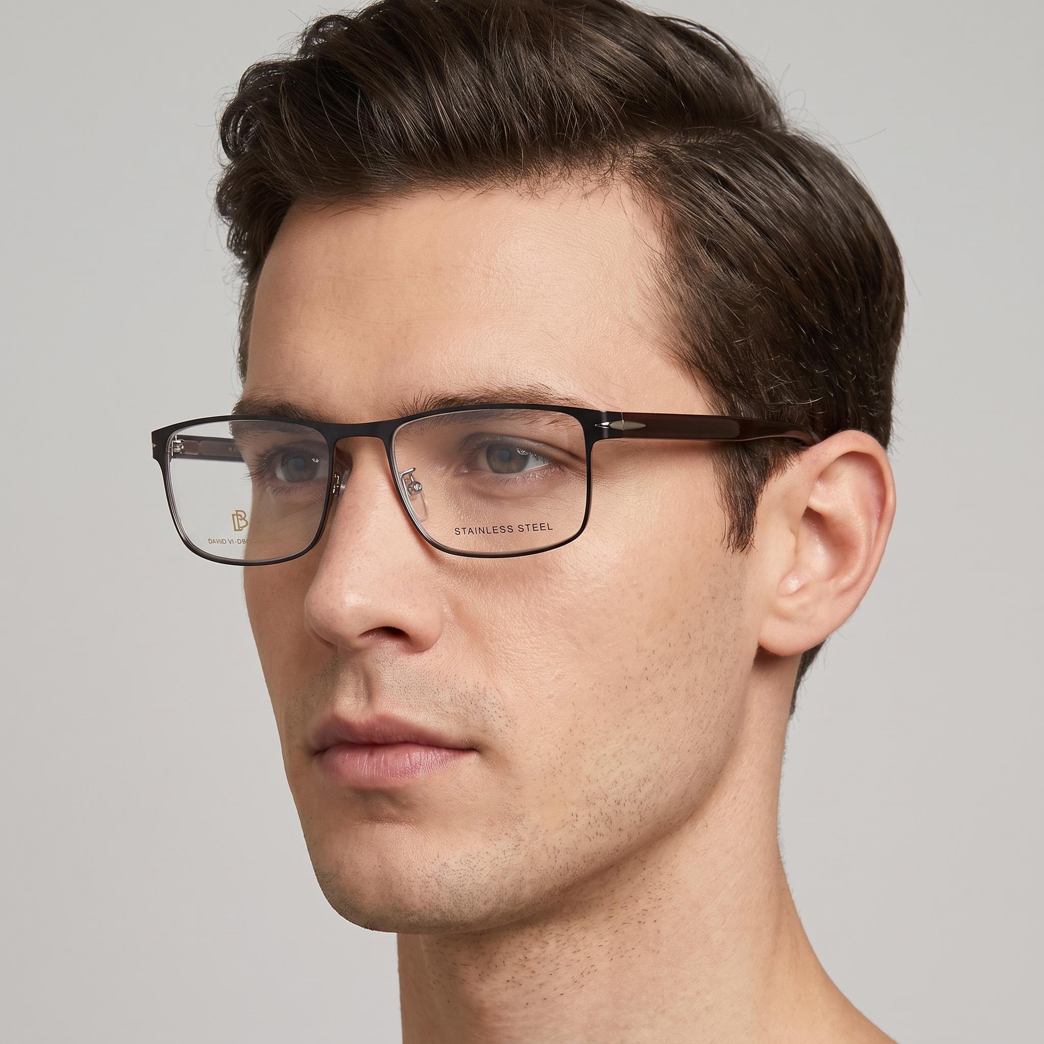 Gafas de sol unisex David Beckham Db 1067 de metal mate negro rutenio de estilo moderno 58mm, Photo 3