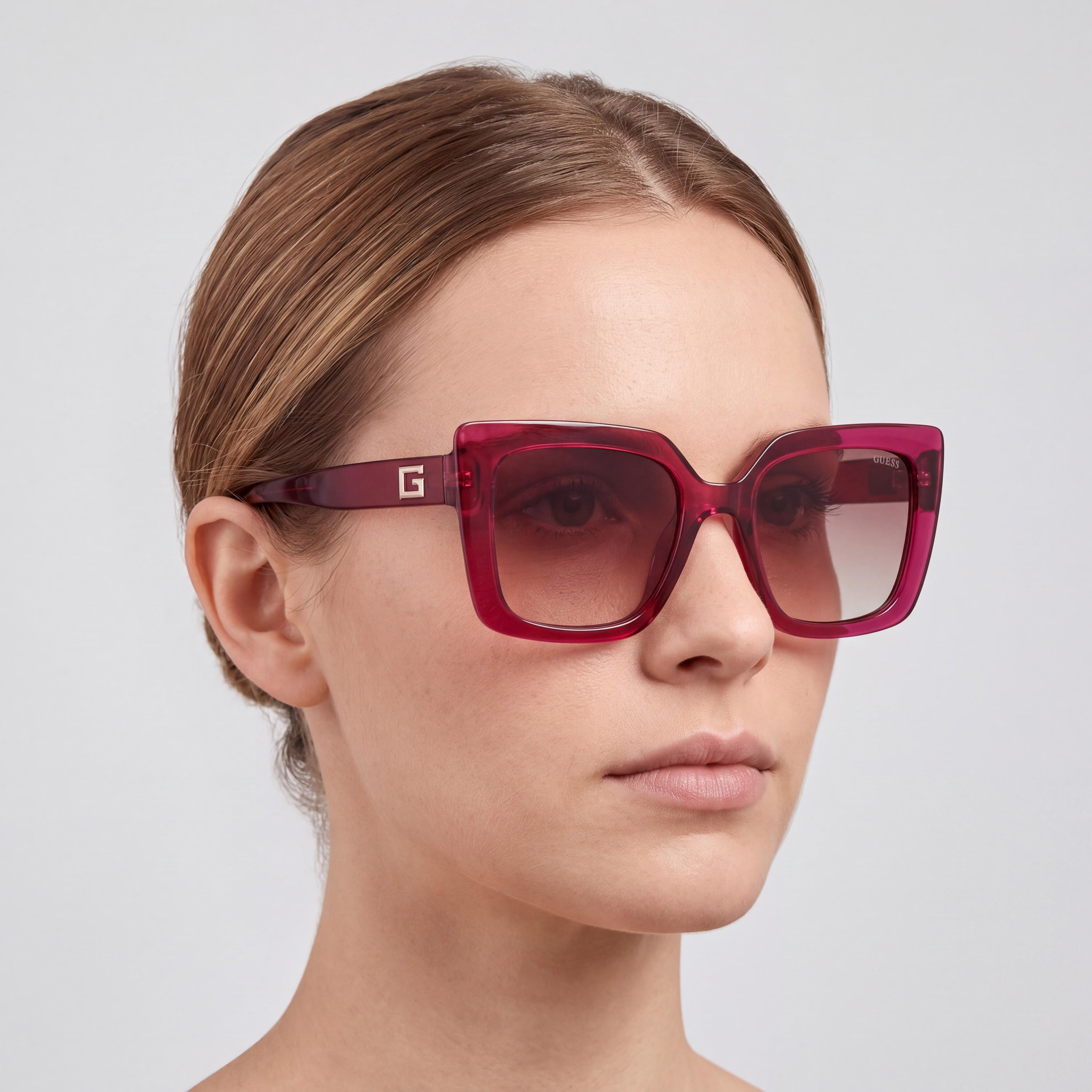 GUESS GU7908 Women's UV Protective Sunglasses Bordeaux Gradient 52mm, Photo 4