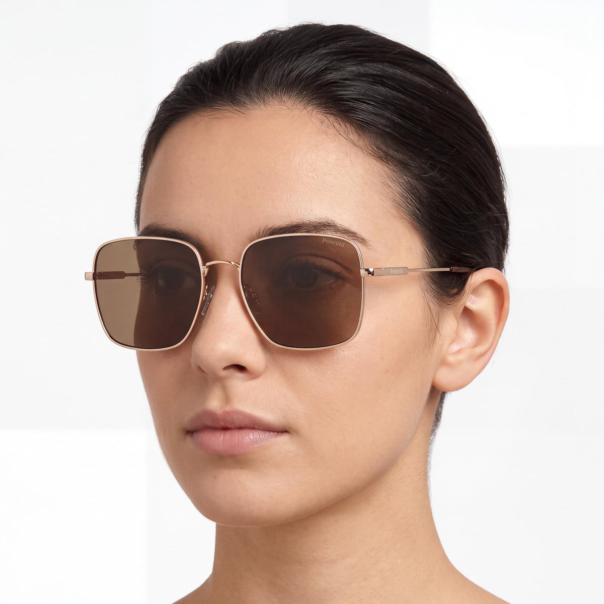 Polaroid Pld 6194/S/X Women's Gold Copper Stainless Steel Bronze Polarized UV Protection 56mm Sunglasses, Photo 4