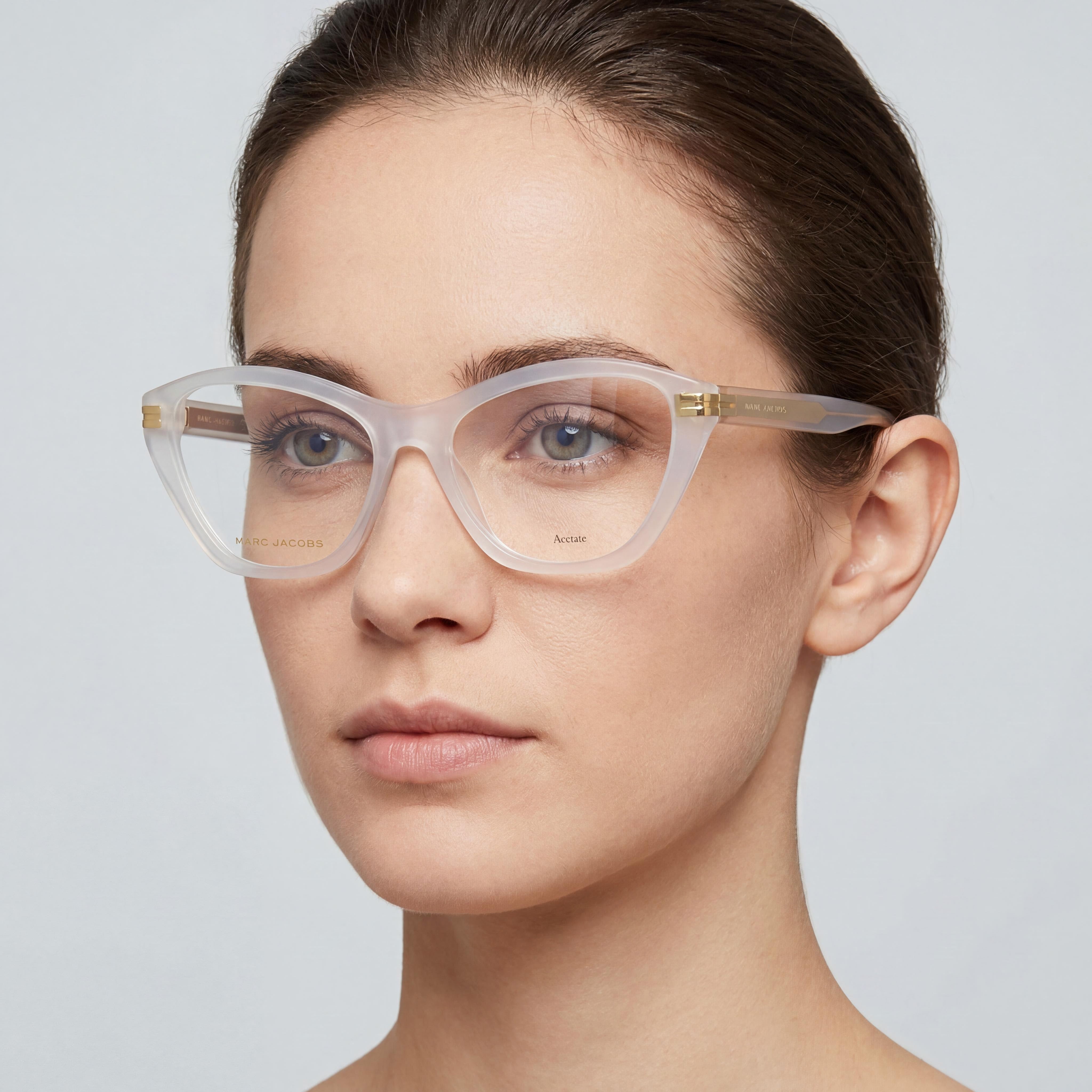 Montura de gafas Marc Jacobs MJ 1086 para mujer, de acetato, color nude, 53mm, Photo 4