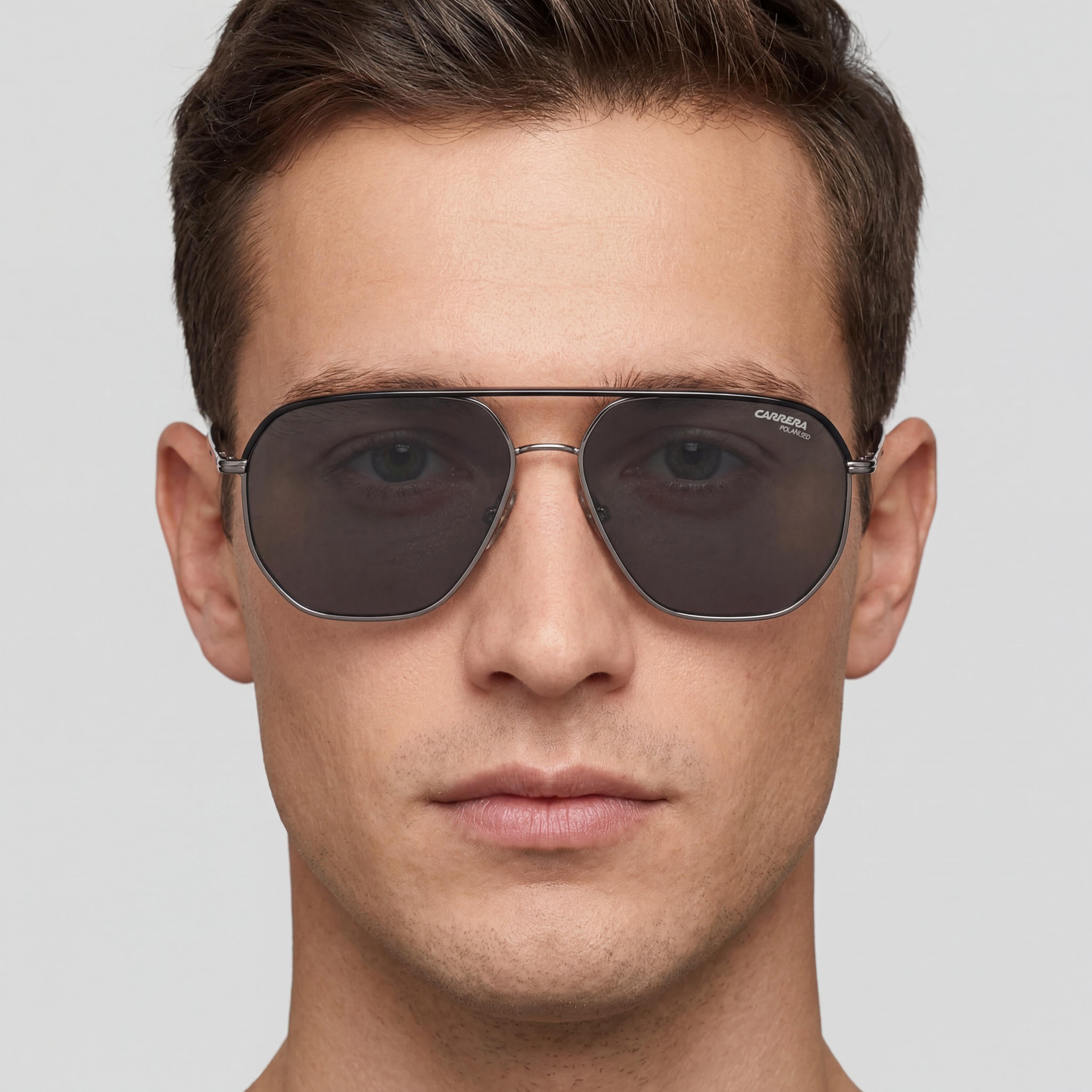 Carrera 304/S Men's Classic Metal Dark Ruthenium Glass Lens UV Protection Sunglasses 59-15-145, Photo 3