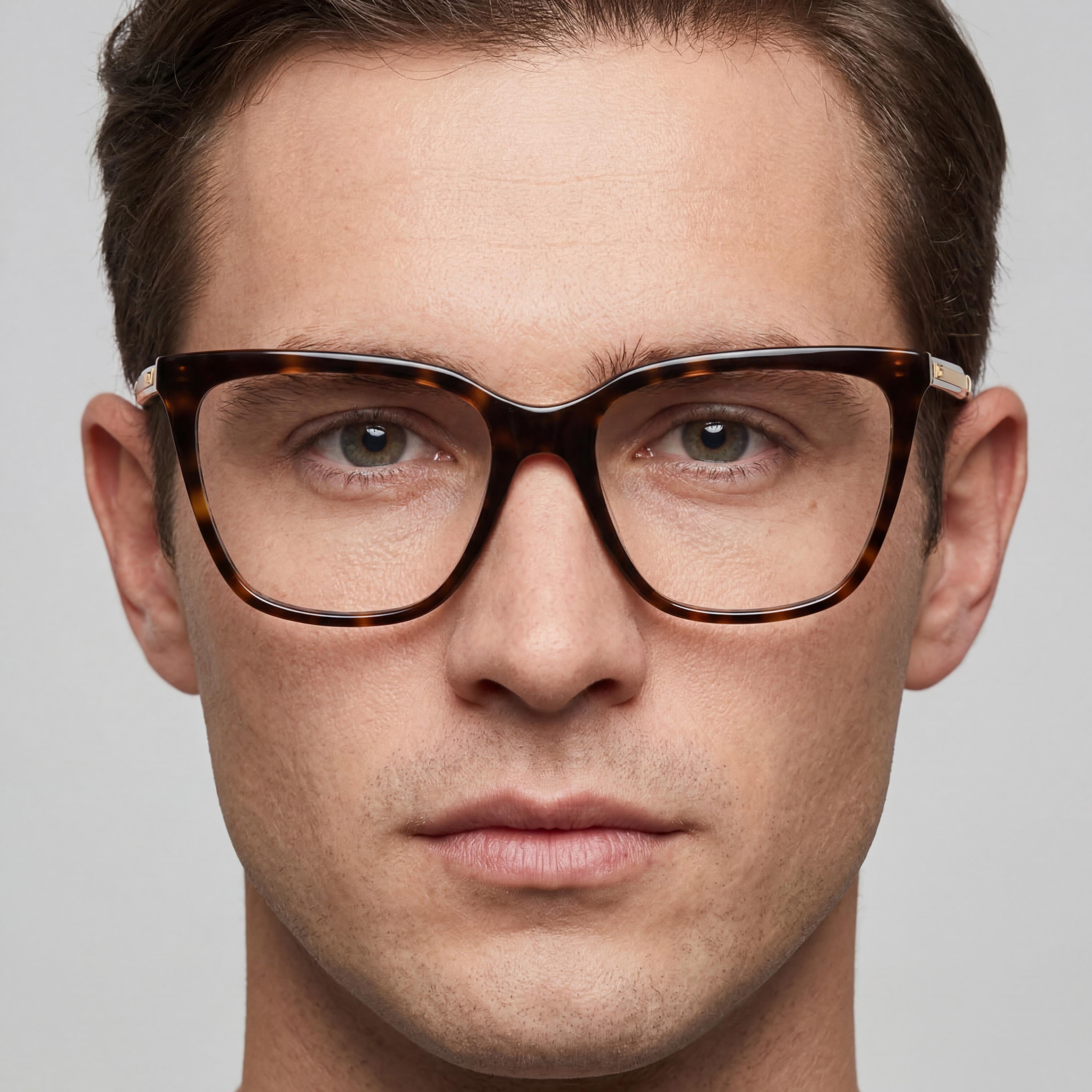 Calvin Klein Ck23513 Unisex Metal Dark Havana Frame Polycarbonate Lenses Eyewear 54mm, Photo 4