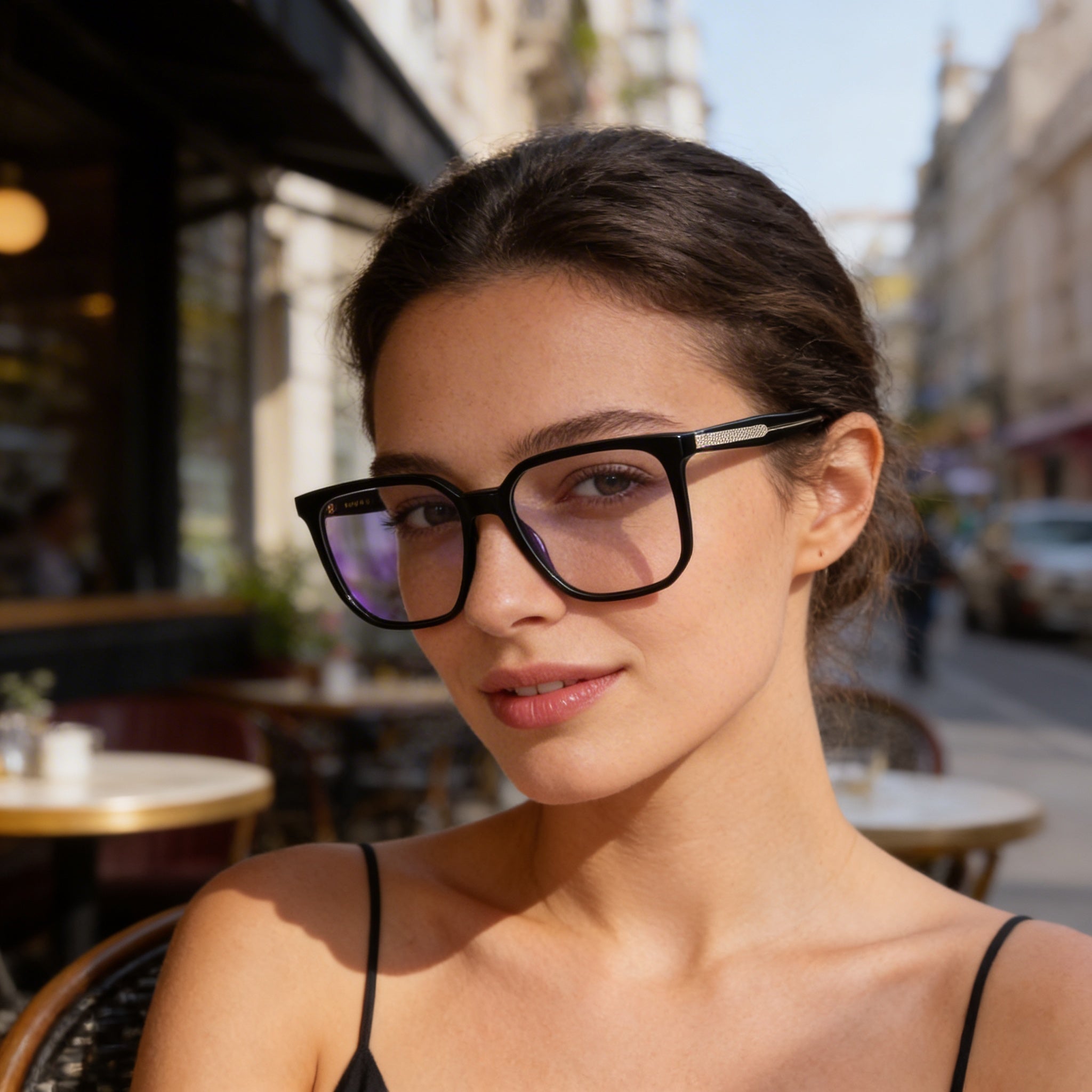 Victoria Beckham Vb2673 Women's Black Ophthalmic Eyeglasses with 54mm Lens, 17mm Bridge, 140mm Temple Length, Photo 5
