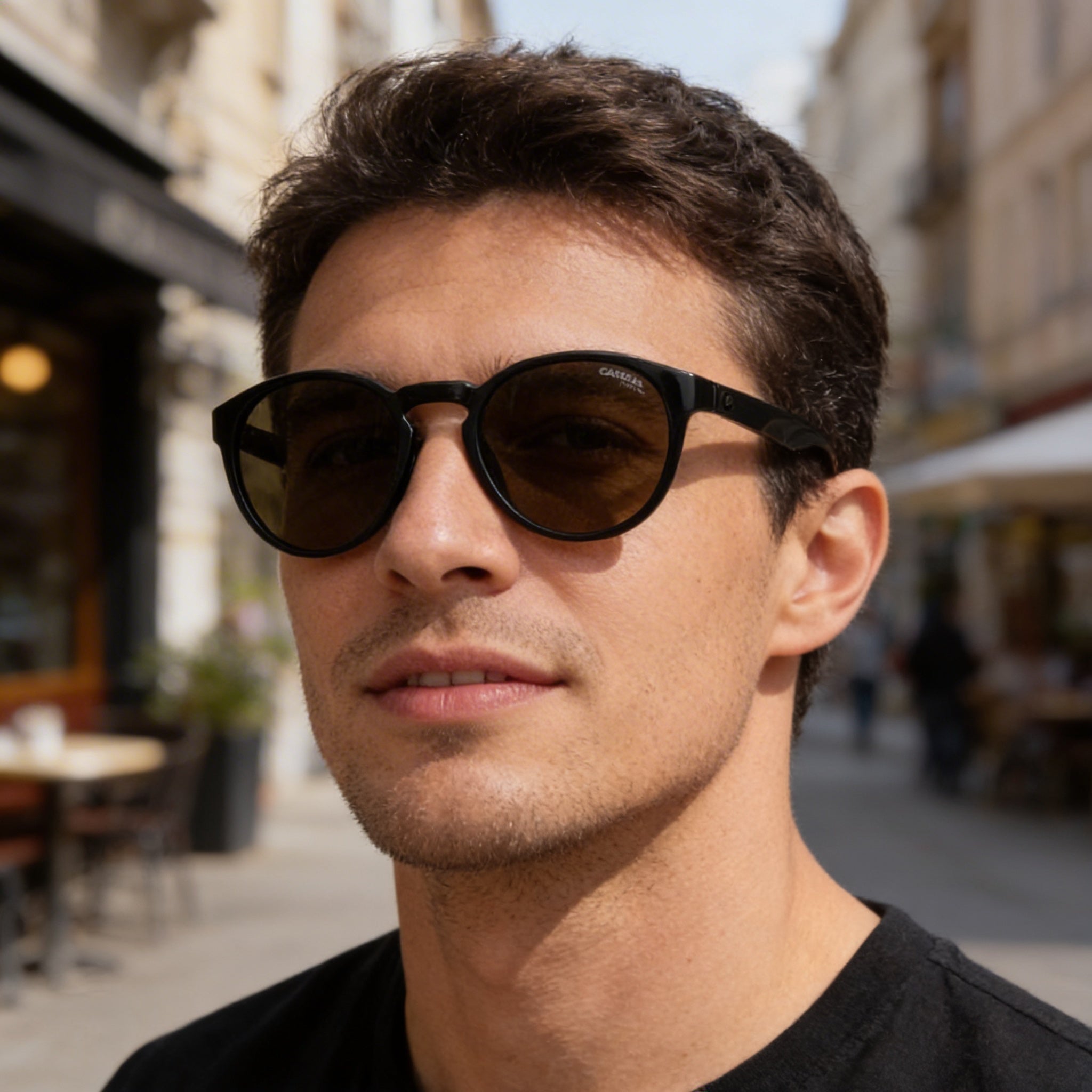 Gafas de sol Carrera 8056/S para hombre, de poliamida negra, no polarizadas, con protección UV, 51 mm, Photo 6