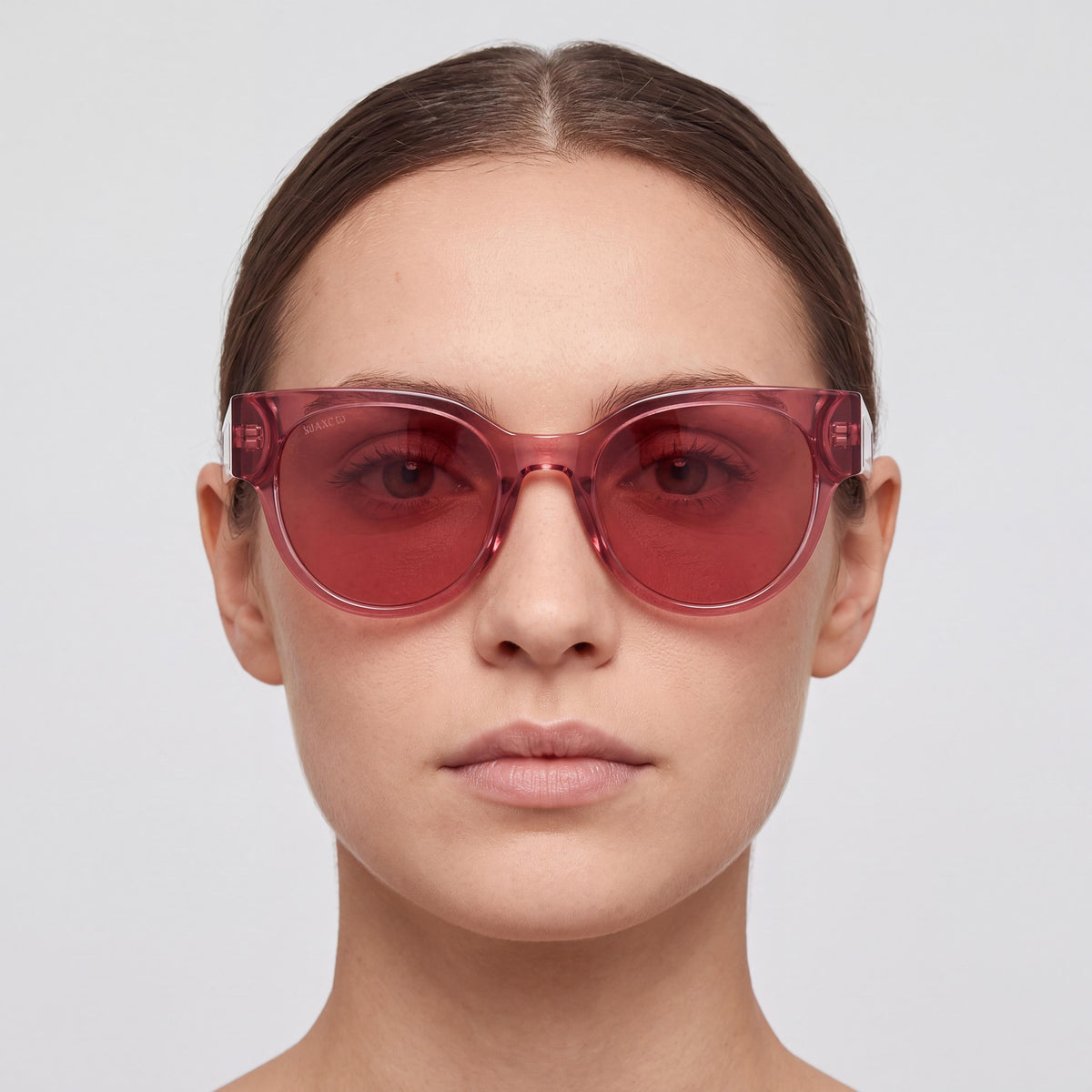 Max&Co. Comtemporary Women's Injected Avana Donker Frame Red Non-Polarized Sunglasses 50mm, Photo 5