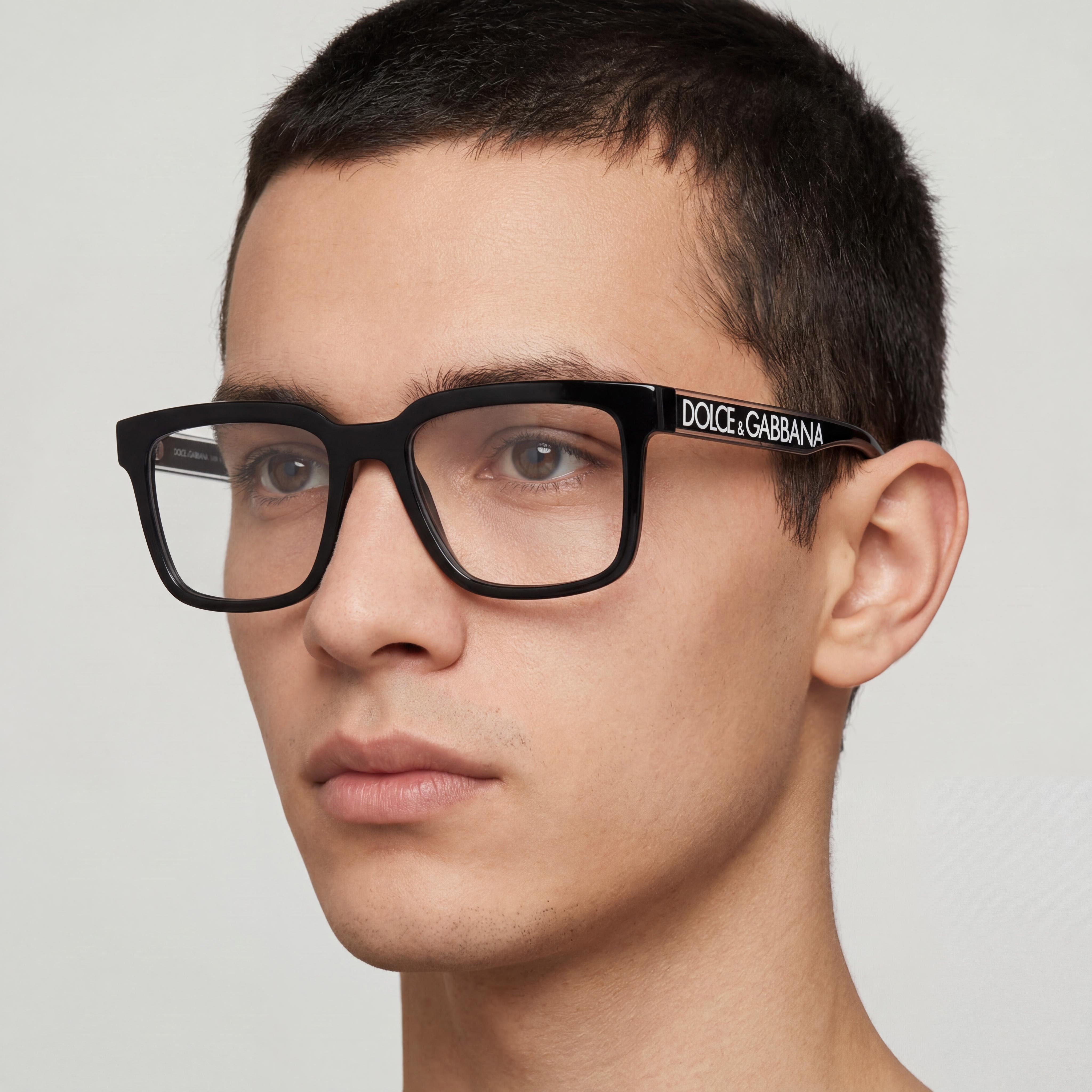Gafas Dolce & Gabbana Dg5101 Cuadradas Negras Inyectadas Unisex 52mm, Photo 5
