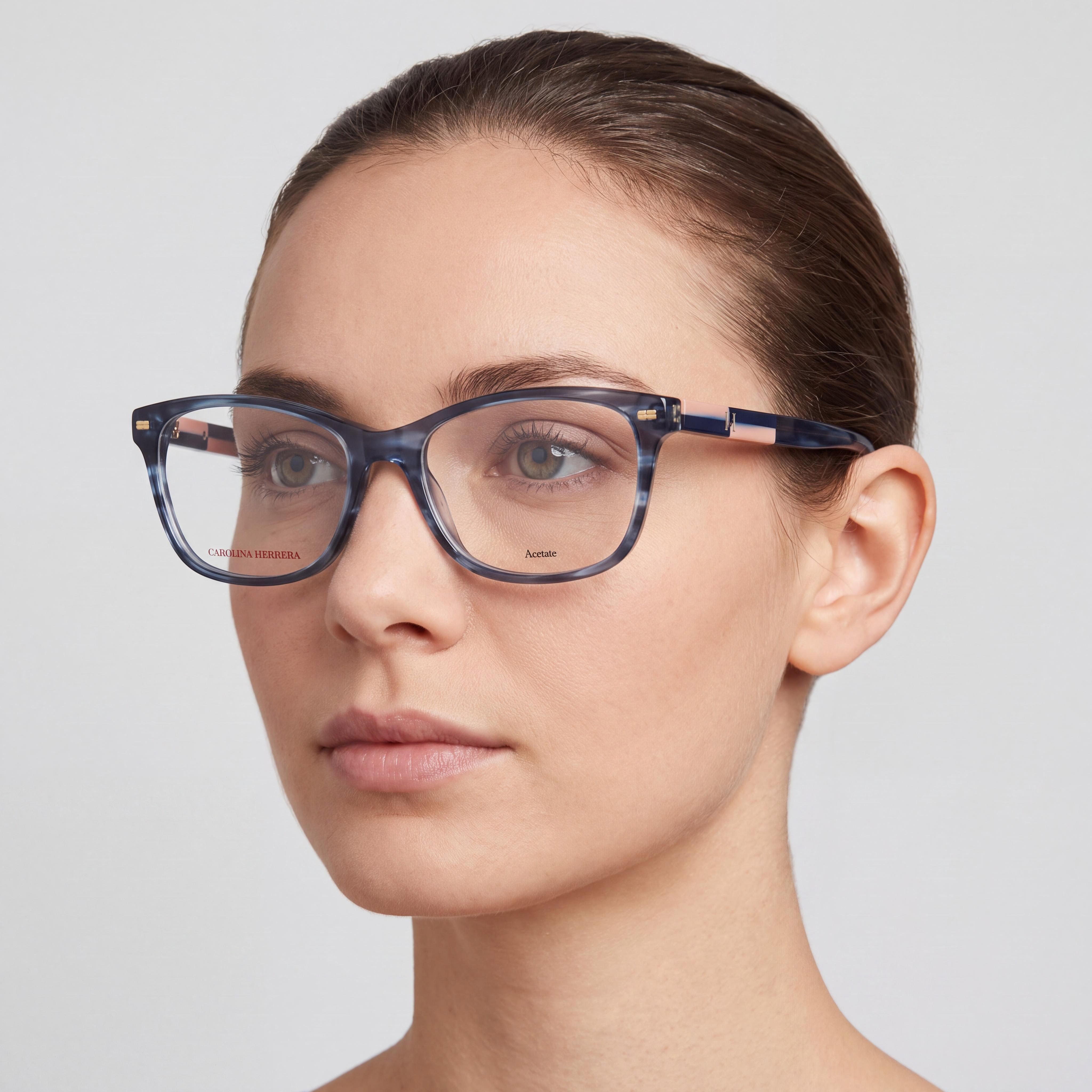 Carolina Herrera Casual Women's Eyeglasses featuring Acetate Frame and Non Polarized Polycarbonate Lenses 54mm, Photo 4