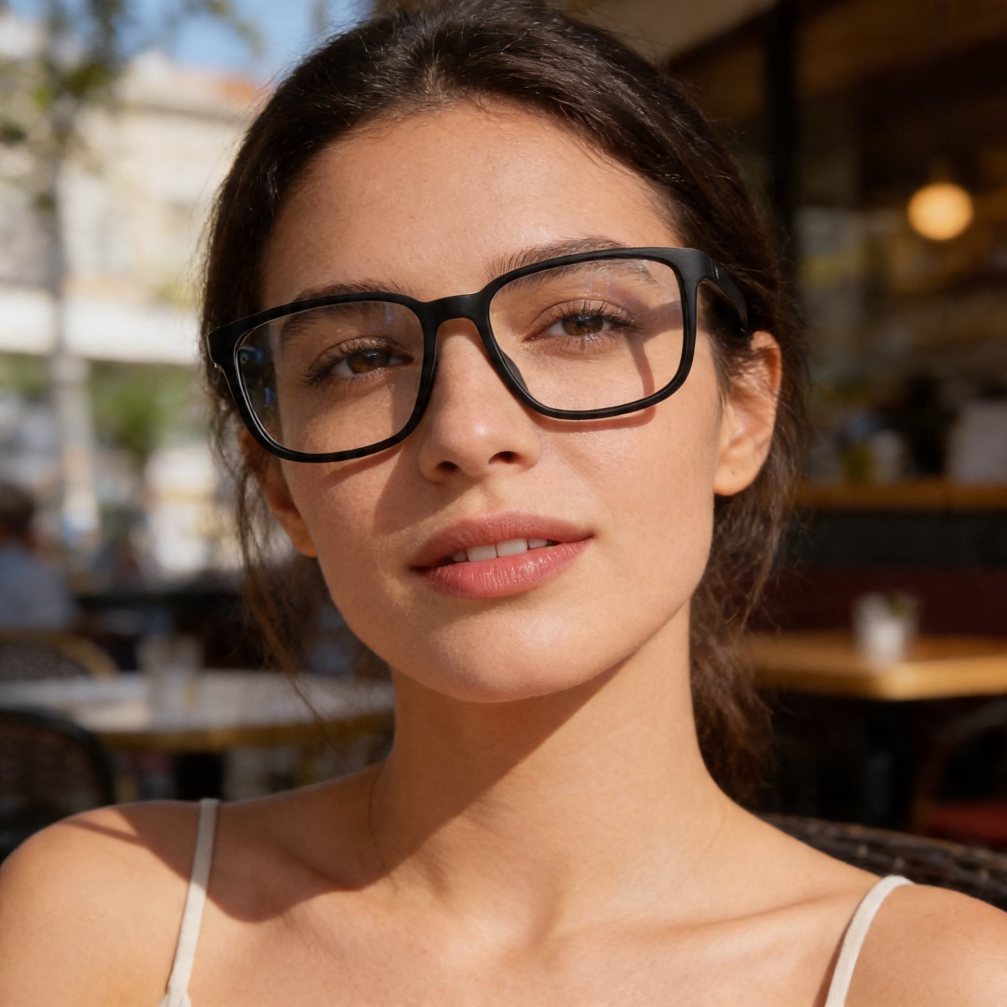 Carrera Modern Unisex Matte Black Grey Polyamide Frame Polycarbonate Lens Eyeglasses 55mm, Photo 5