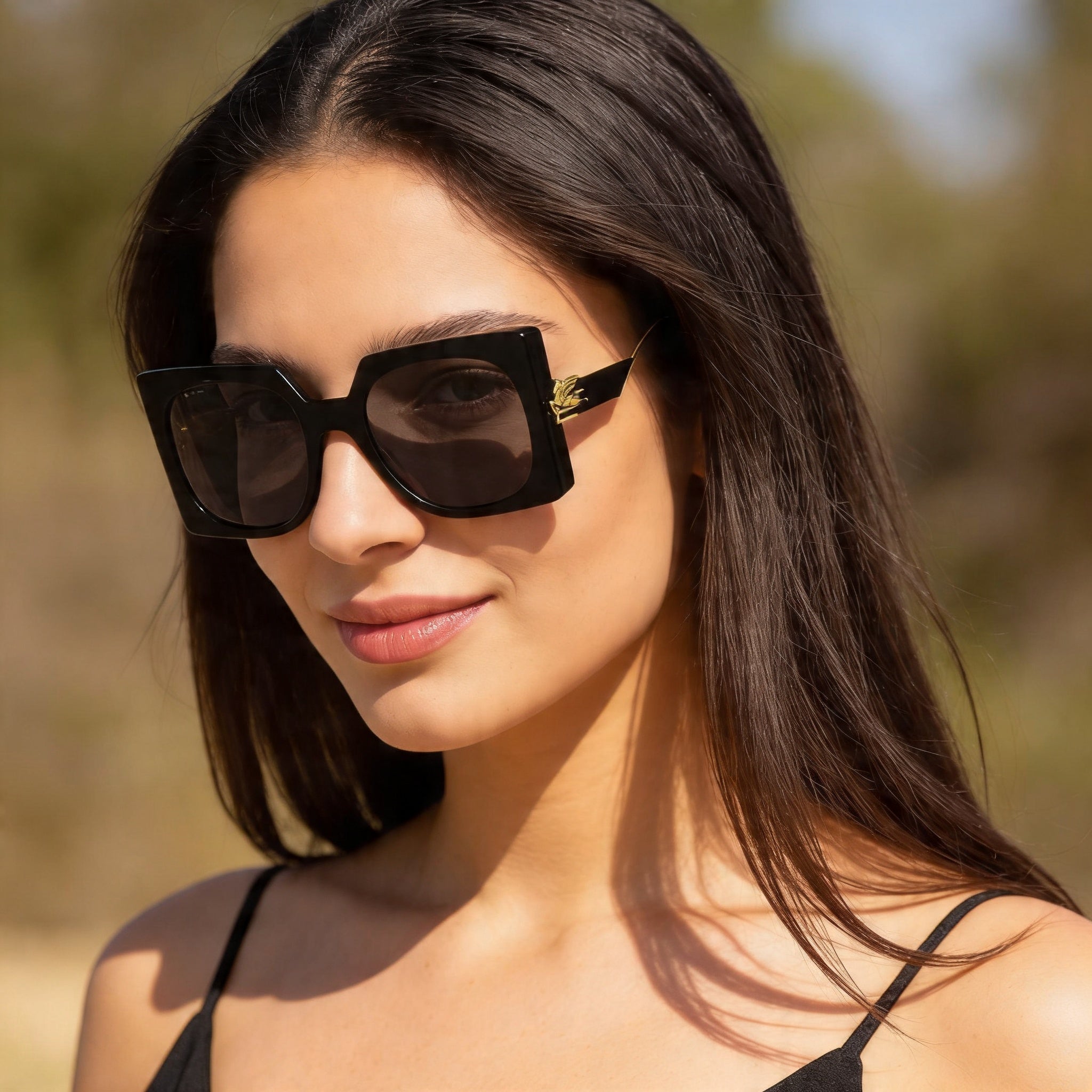 Gafas de sol clásicas Etro para mujer, montura de acetato en gris y negro, lentes negras no polarizadas de 54 mm, Photo 6