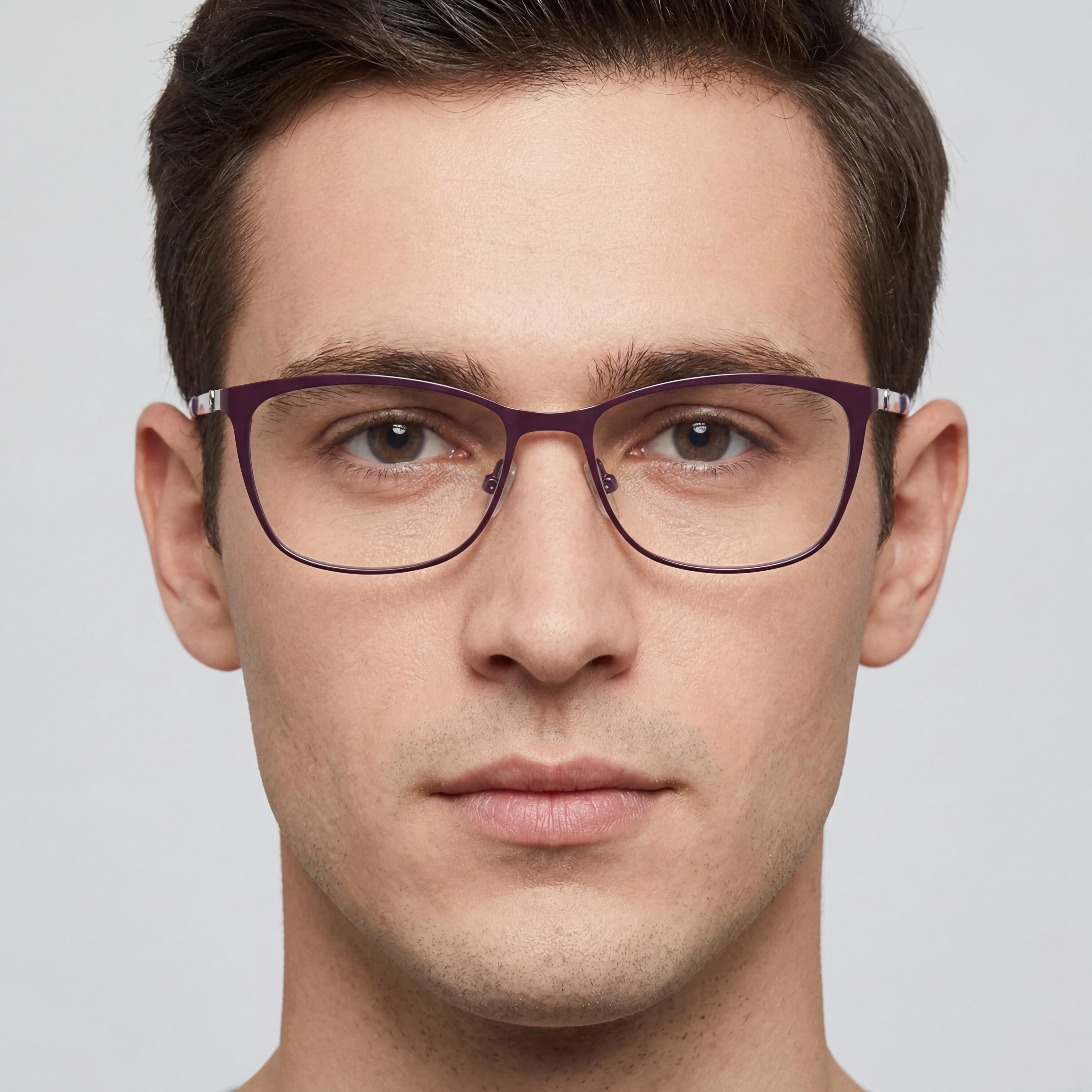 Calvin Klein Ck21118 Unisex Metal Frame Sunglasses with Polarized Polycarbonate Lenses in Plum 54mm, Photo 3