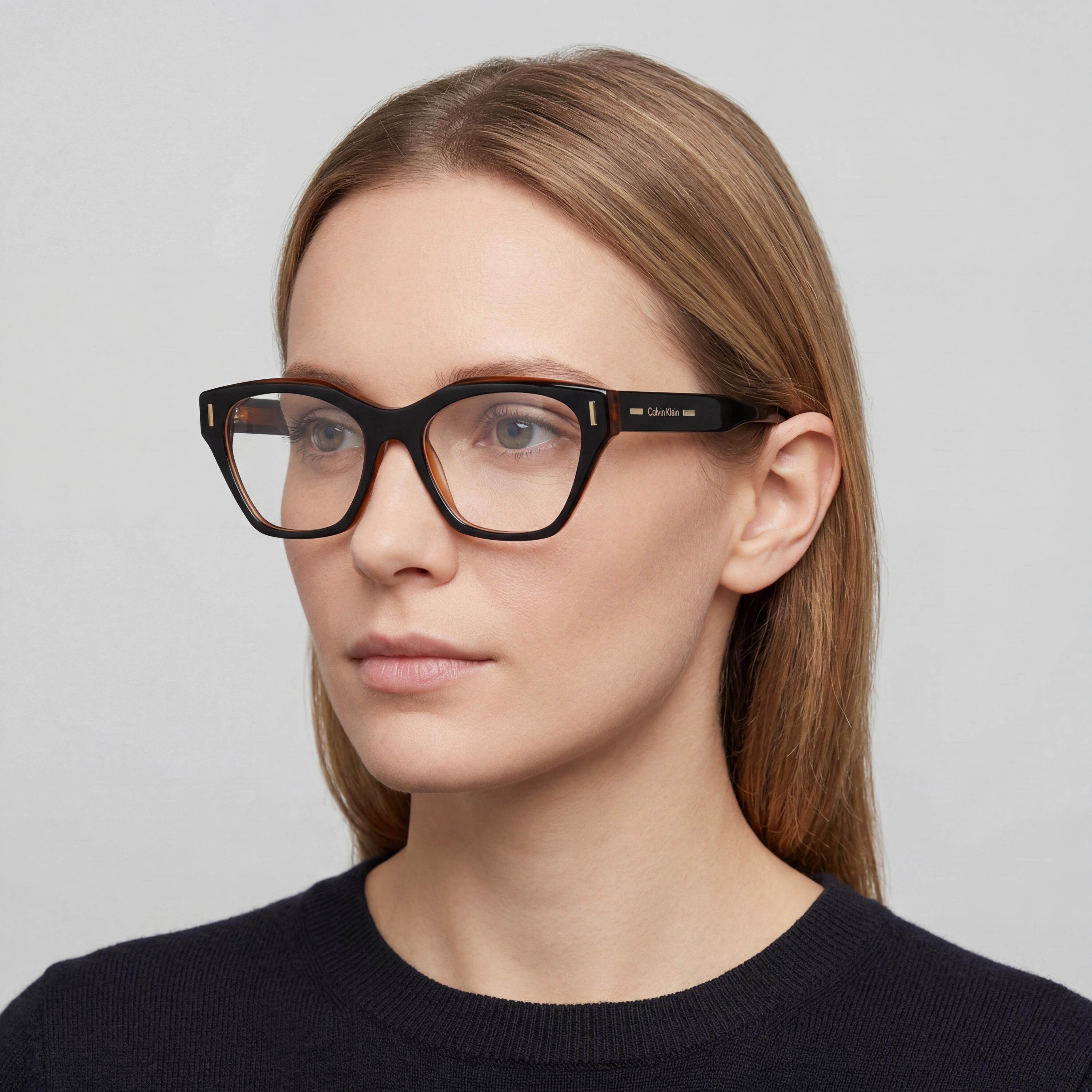 Calvin Klein Ck23518 Black Charcoal Rectangle Unisex Eyeglasses, Photo 4