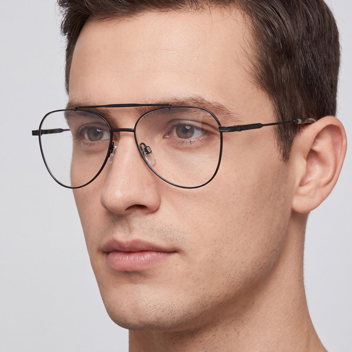 Monturas de gafas ligeras para hombre Fila Vfi608 con 55 mm de ancho de lente, 16 mm de puente y 145 mm de longitud de varilla, Photo 4