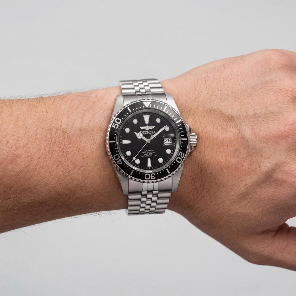 Invicta Pro Diver 30091 Black Silver Men's Automatic Watch, 42mm