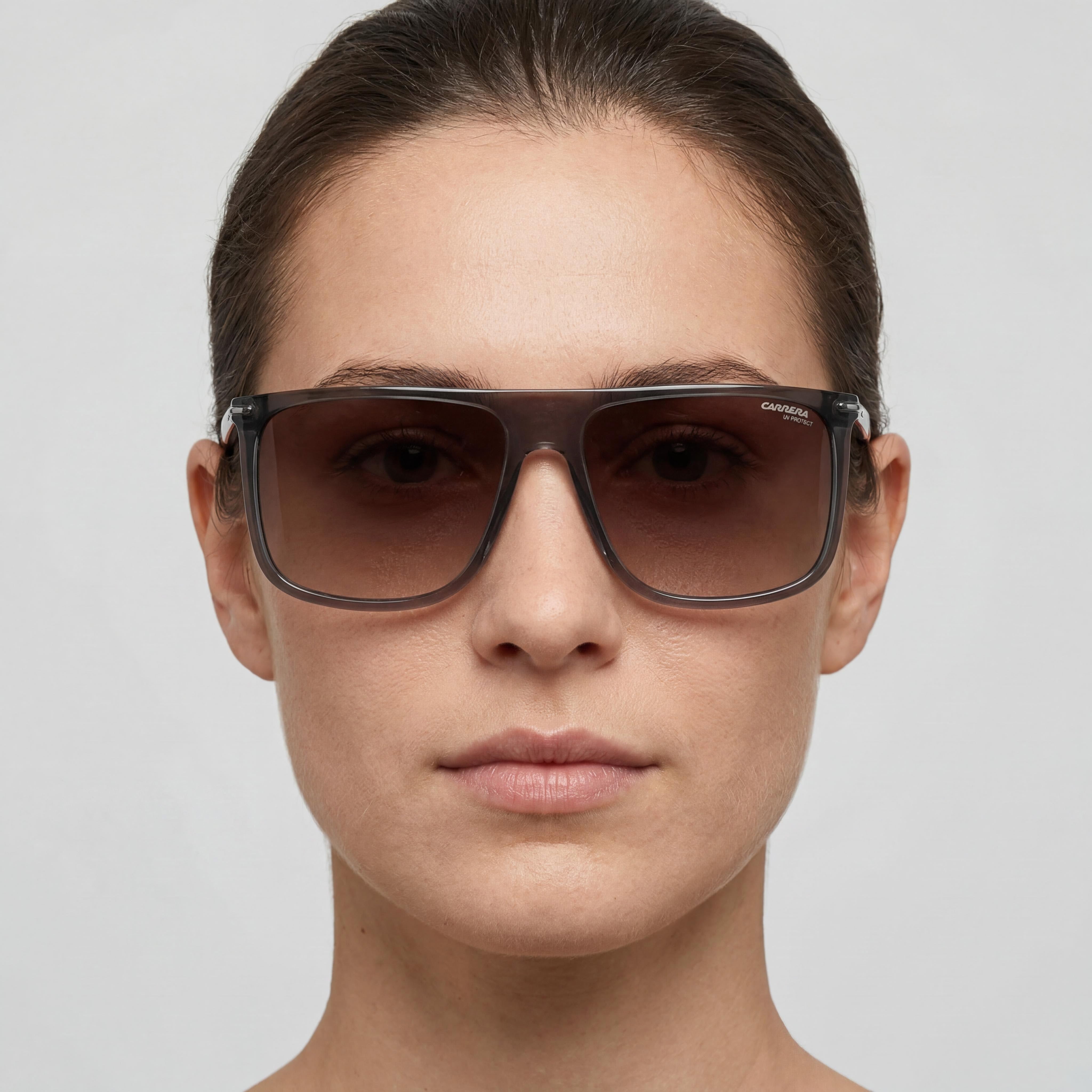 Carrera 278/S Unisex Grey Brown Shaded Injection Proprionate Brown Gradient Sunglasses 58mm UV Protection, Photo 3