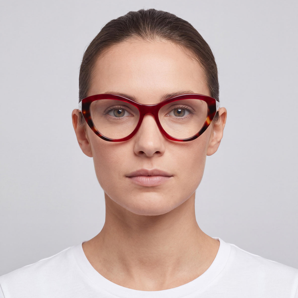 Ferragamo Sf3011 Women's Acetate Frame Eyewear, Opaline Burgundy Red Tortoise, 53-17-140, Photo 5