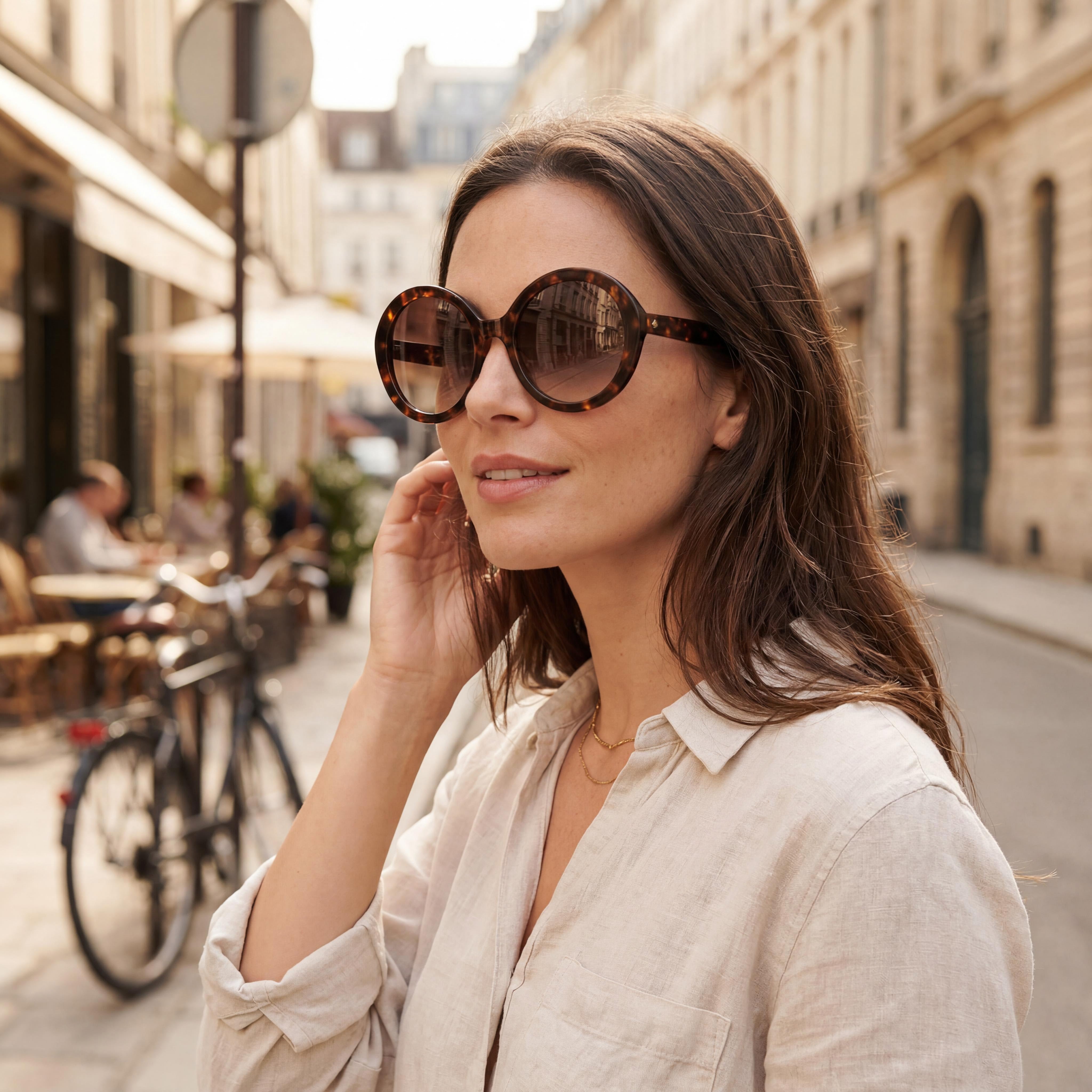kate spade new york ZYA/G/S Seasonal Women's Havana Acetate Frame Polycarbonate Lens UV Protection Sunglasses 55mm, Photo 6