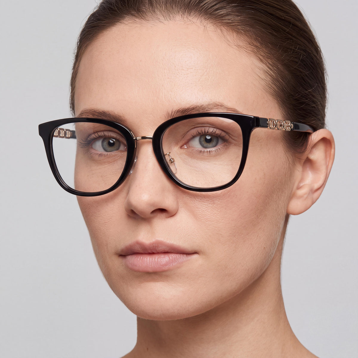 Michael Kors Innsbruck Unisex Classic Composite Black Non-Polarized Black Silver Sunglasses 52/19/140, Photo 4