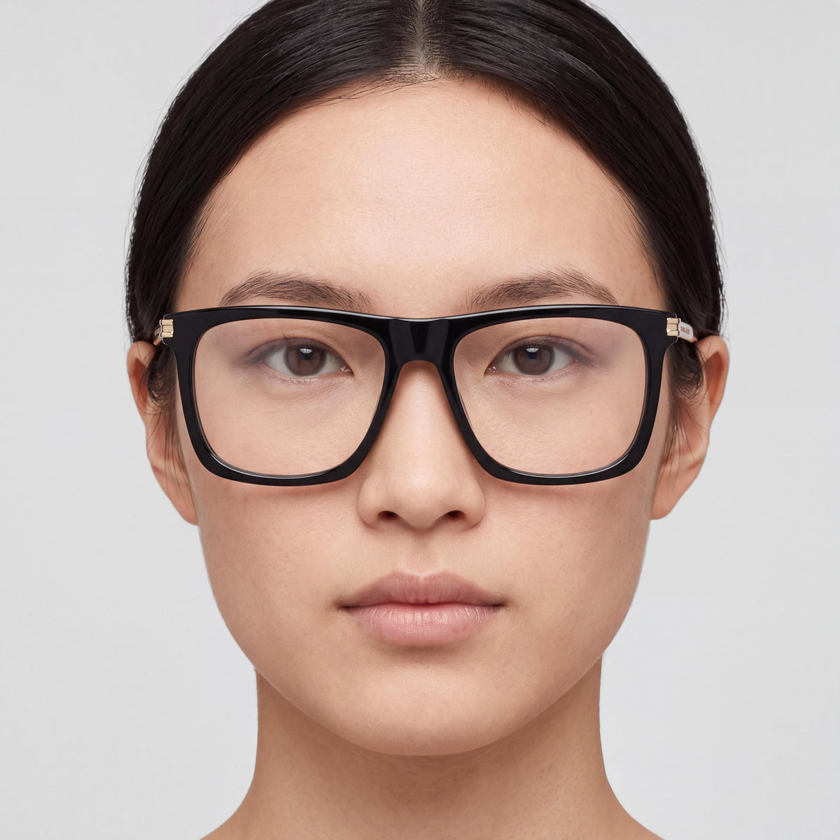 Gafas graduadas Marc Jacobs 546 unisex con montura de acetato negro de estilo moderno, lentes de policarbonato y 54 mm de ancho de lente, Photo 4