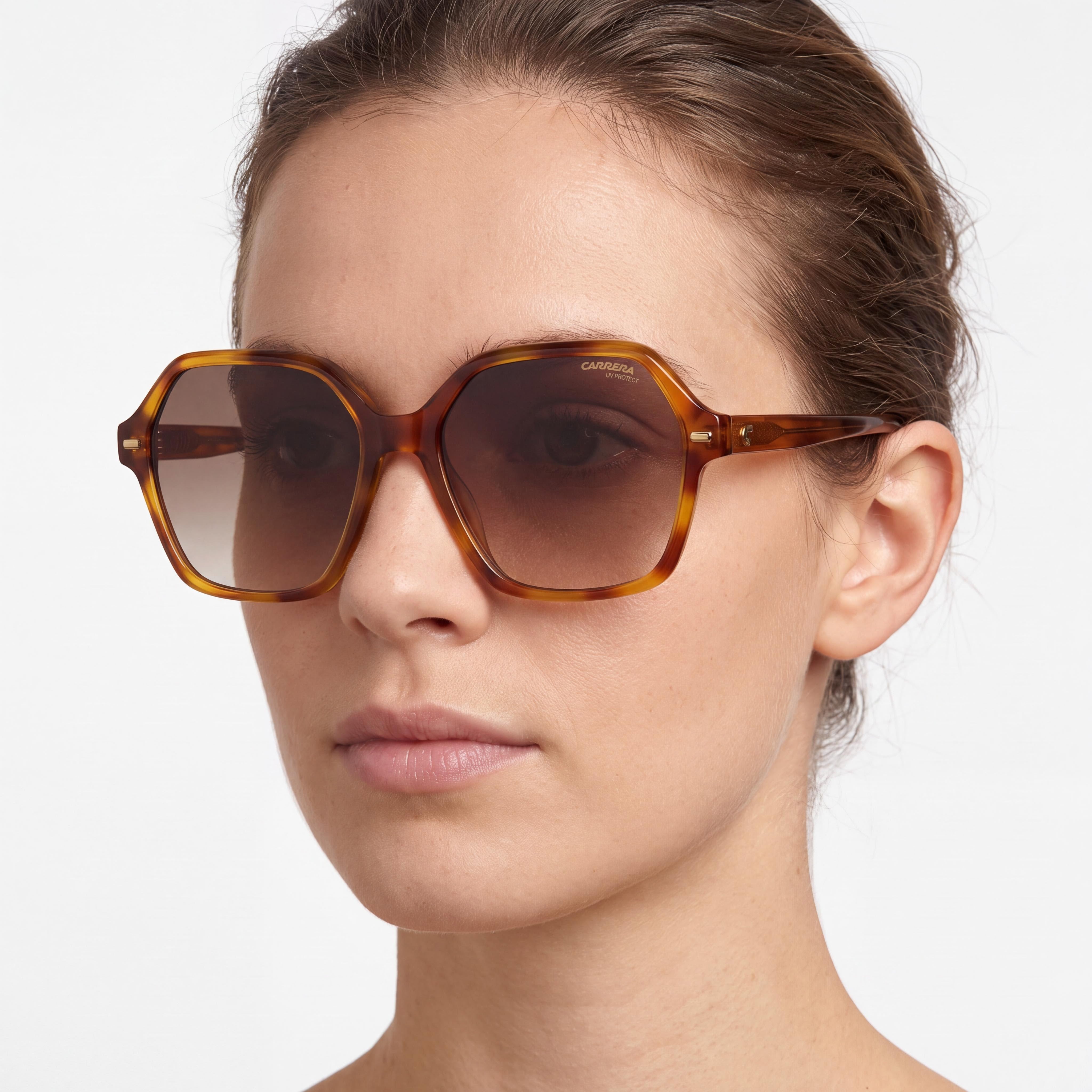 Carrera Classic Women's Havana Plastic Brown Shaded 56-17-140mm Non-Polarized UV Protection Sunglasses, Photo 5