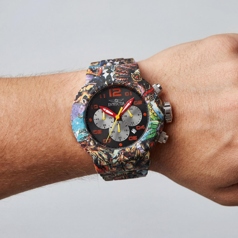 Reloj Invicta Pro Diver 43234 unisex de 52 mm, cronógrafo de cuarzo, multicolor, de acero inoxidable