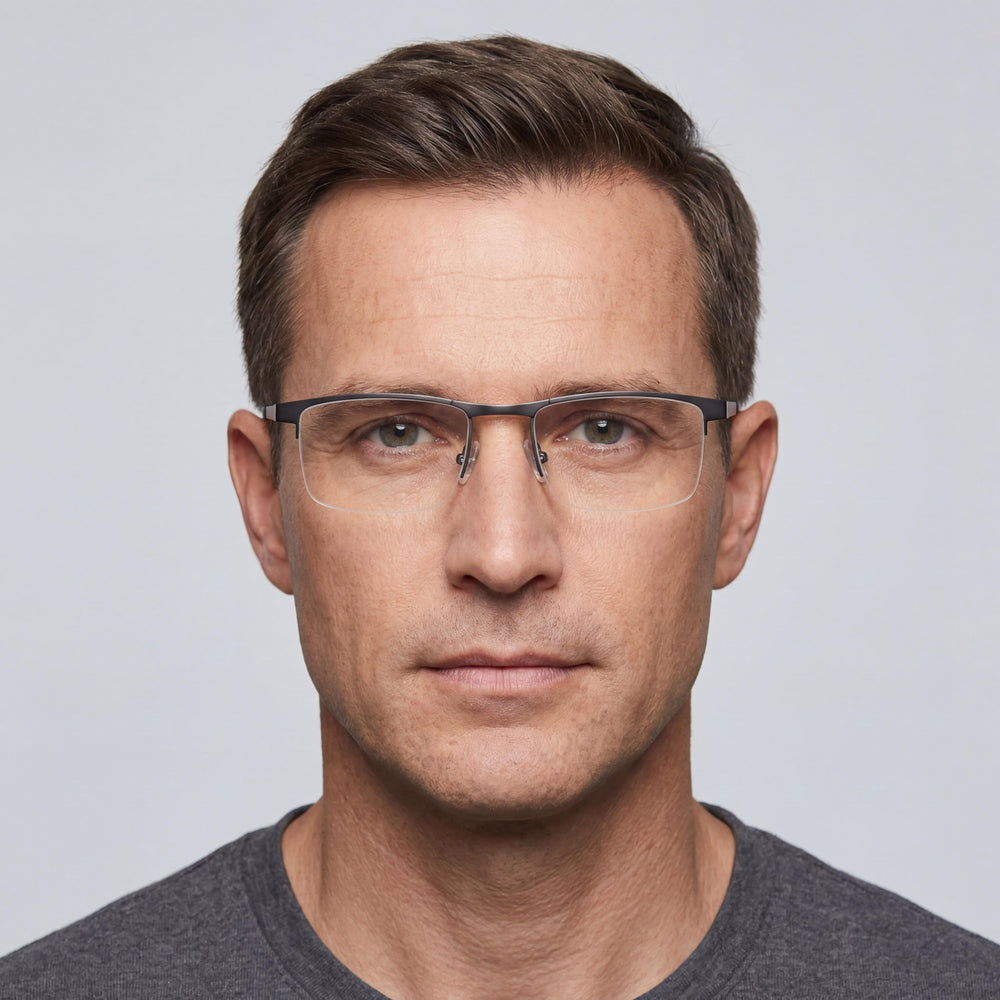 Chesterfield Ch 113xl Men's Grey Metal Frame Polycarbonate Optical Glasses Lens Width 57mm