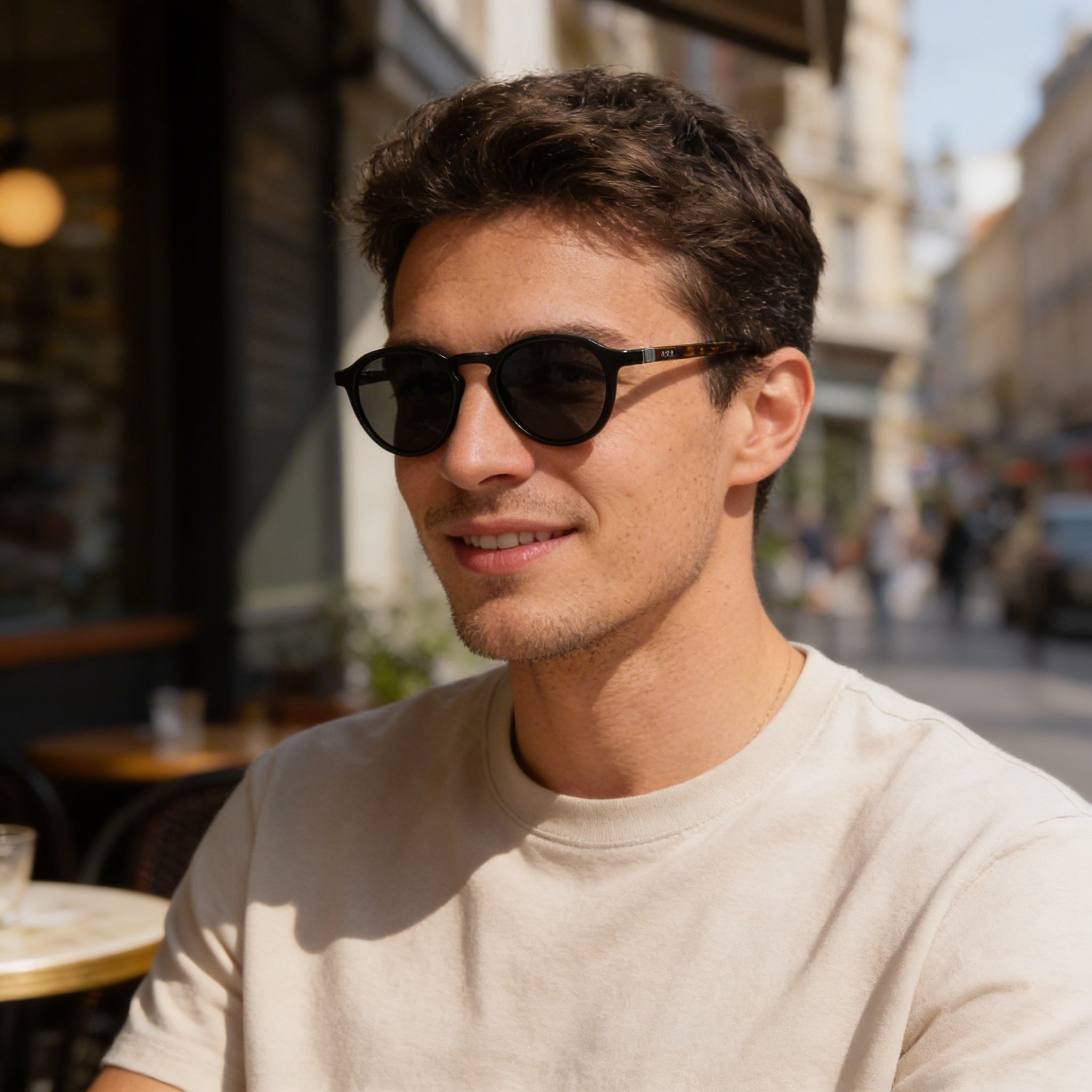 HUGO BOSS Men's BOSS 1491/S Black Havana Grey Non-Polarized Polyamide 100% UV Protection Sunglasses 51-21-145, Photo 5